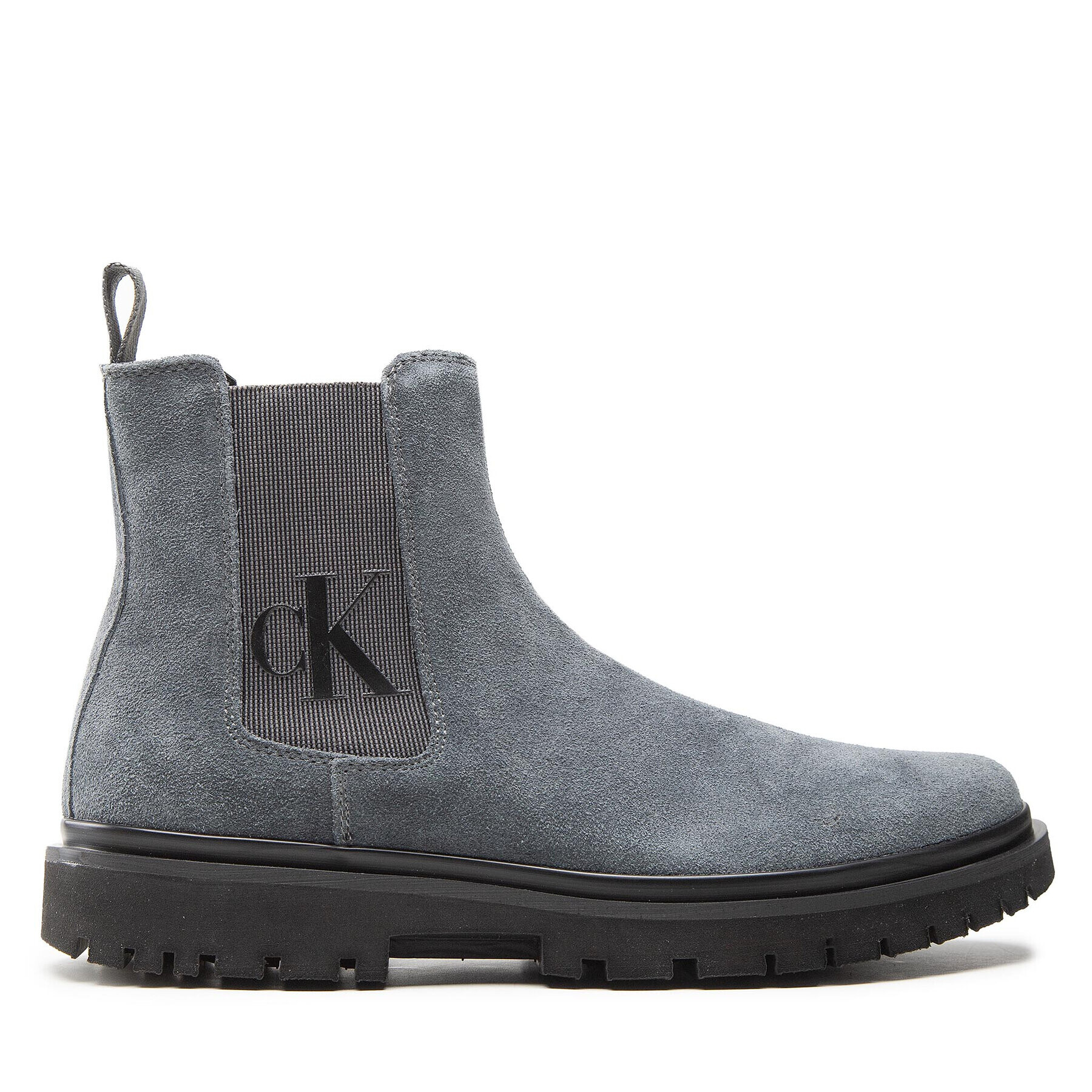 Calvin Klein Jeans Ghete Jodhpur Lug Mid Chelsea Boot YM0YM00271 Gri - Pled.ro