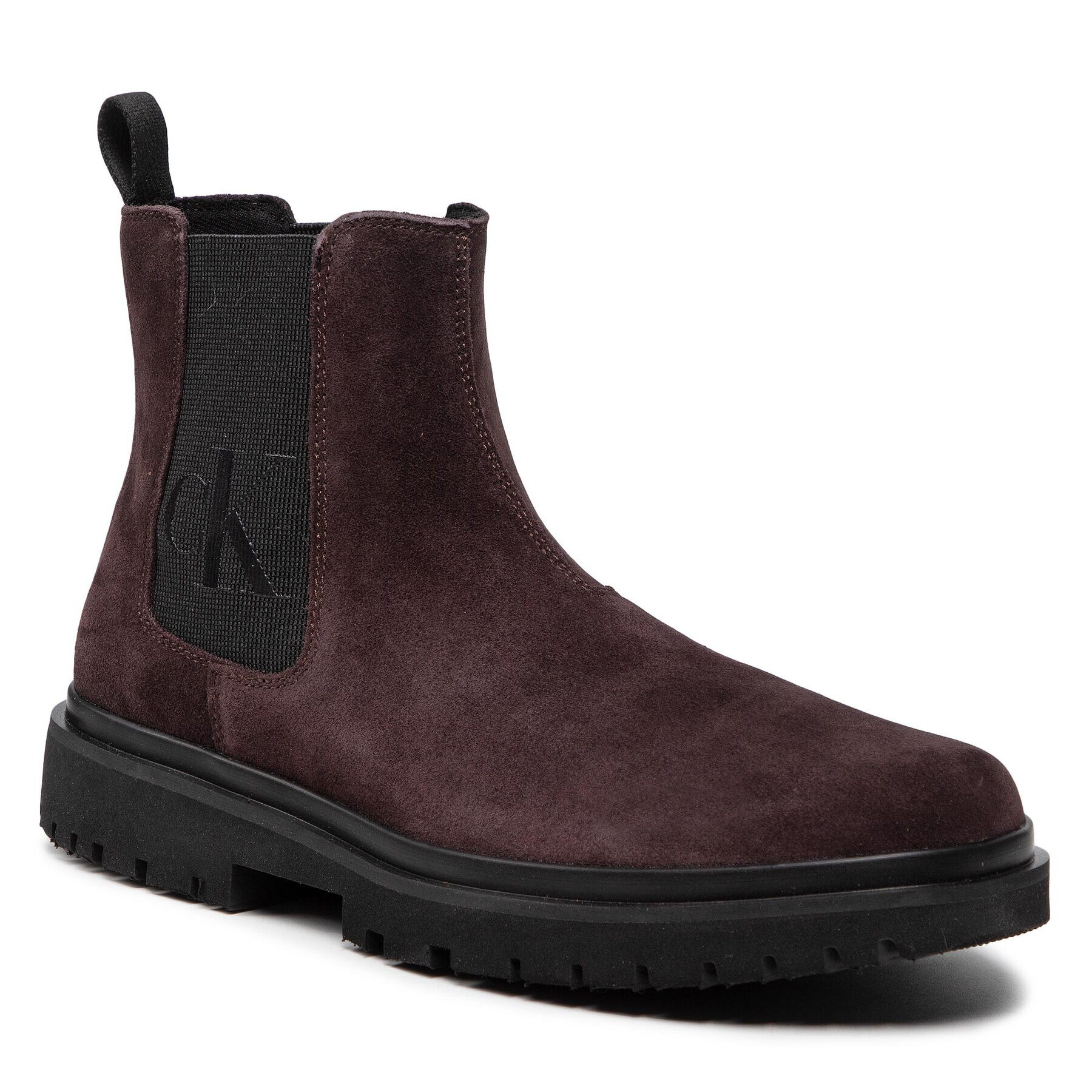 Calvin Klein Jeans Ghete Jodhpur Lug Mid Chelsea Boot YM0YM00271 Maro - Pled.ro