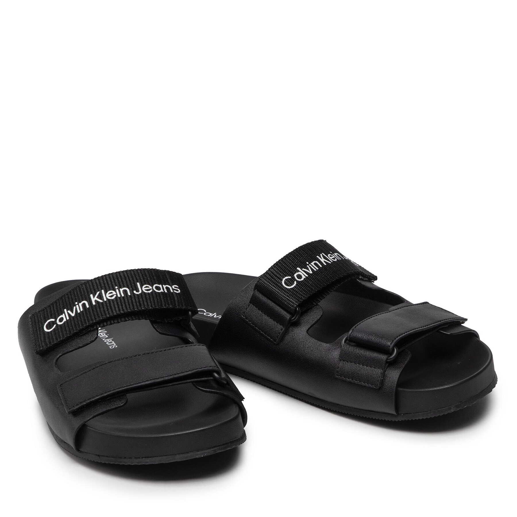 Calvin Klein Jeans Șlapi Comfort Sandal 1 YW0YW00597 Negru - Pled.ro