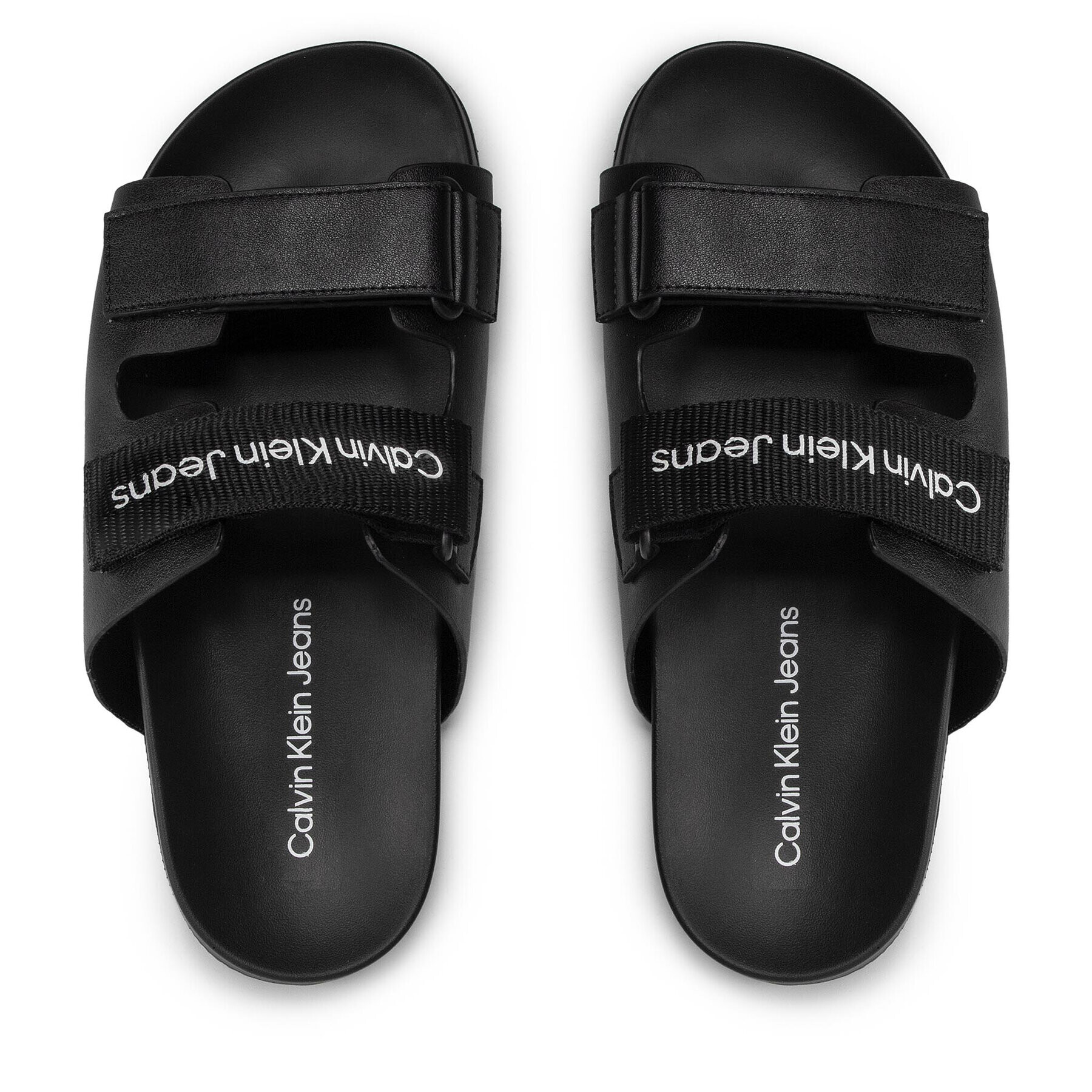 Calvin Klein Jeans Șlapi Comfort Sandal 1 YW0YW00597 Negru - Pled.ro