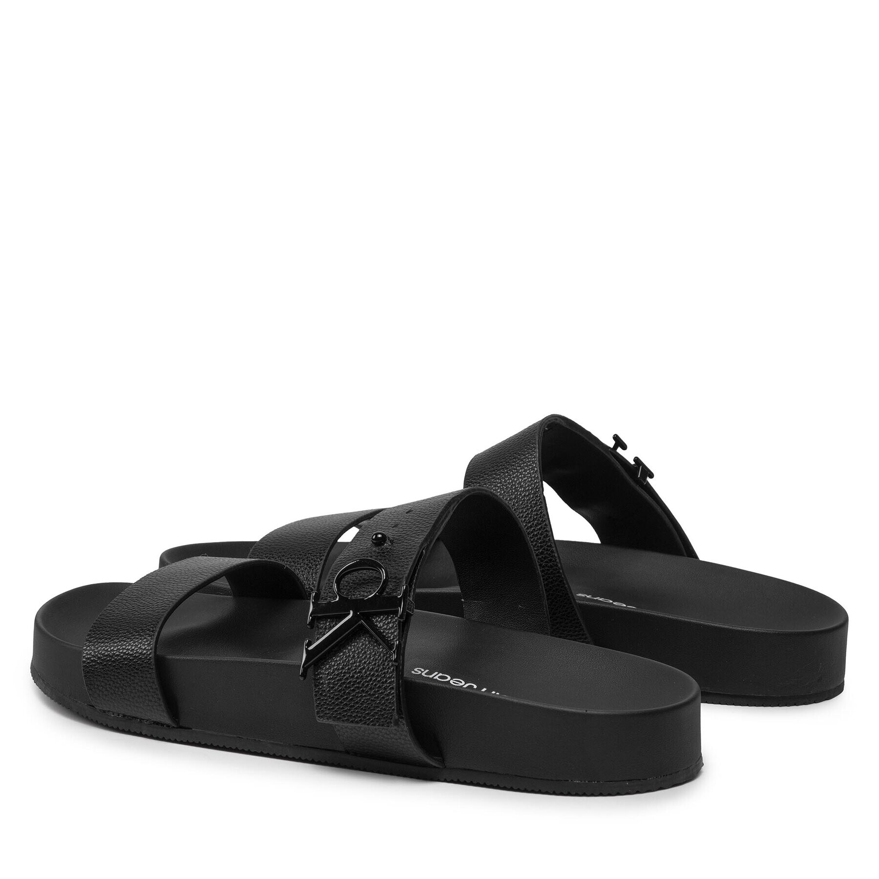 Calvin Klein Jeans Șlapi Comfort Sandal 2 YW0YW00598 Negru - Pled.ro