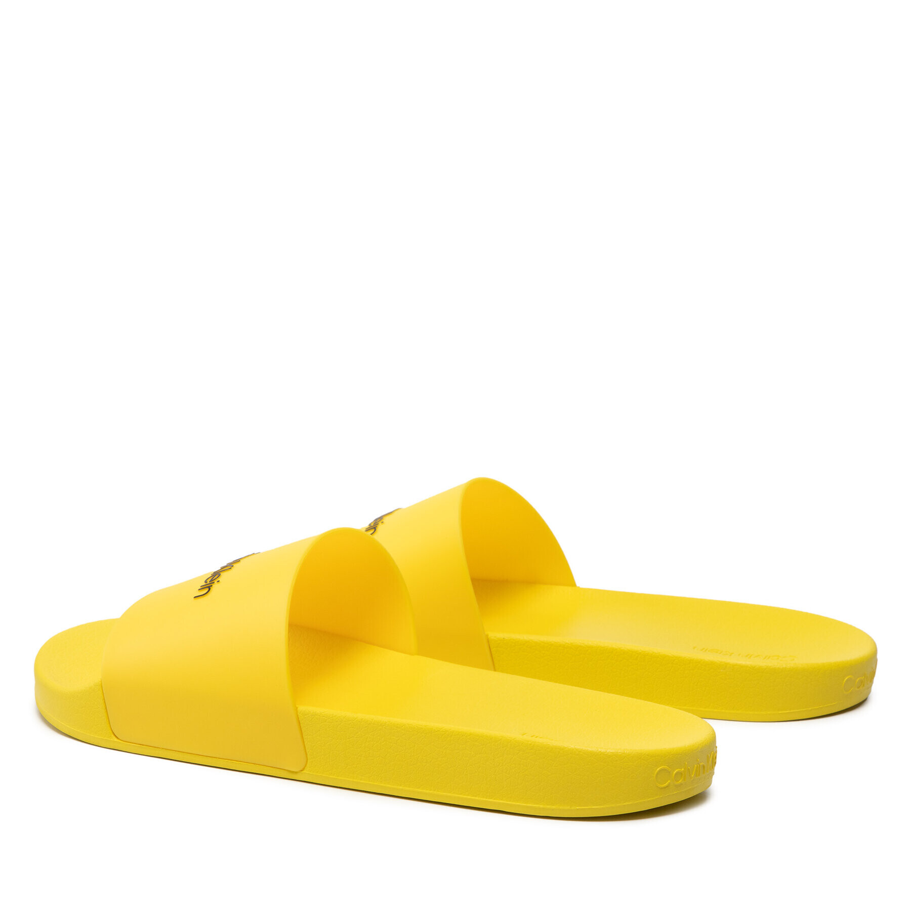 Calvin Klein Jeans Șlapi Pool Slide HM0HM00455 Galben - Pled.ro