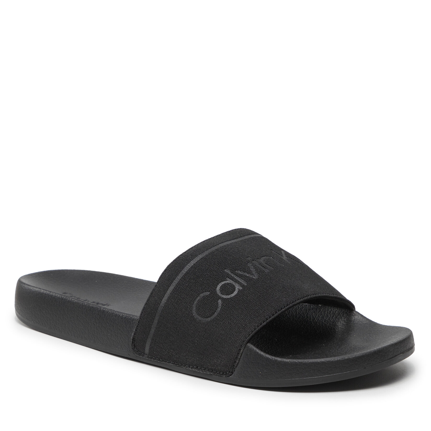 Calvin Klein Jeans Șlapi Pool Slide HM0HM00457 Negru - Pled.ro