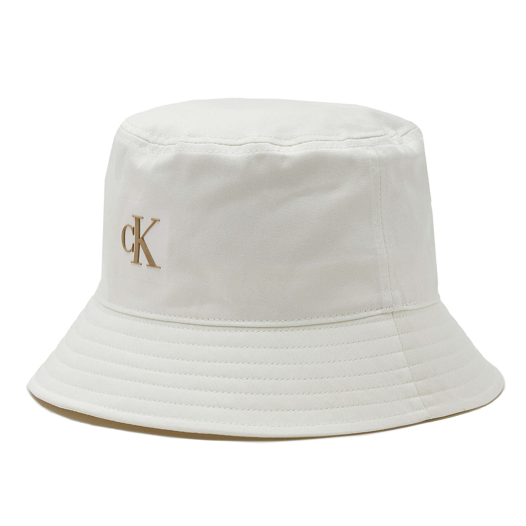 Calvin Klein Jeans Pălărie Bucket Sculpted Twill K60K610375 Alb - Pled.ro