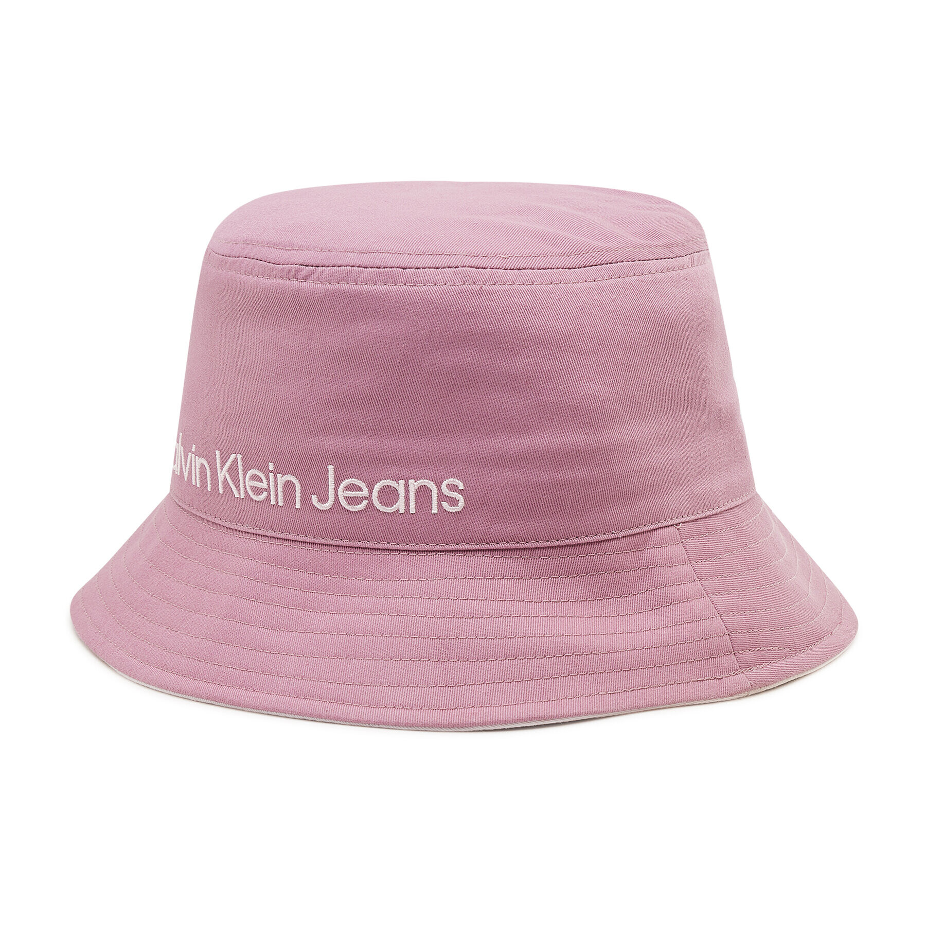 Calvin Klein Jeans Pălărie Logo Bucket IU0IU00252 Roz - Pled.ro