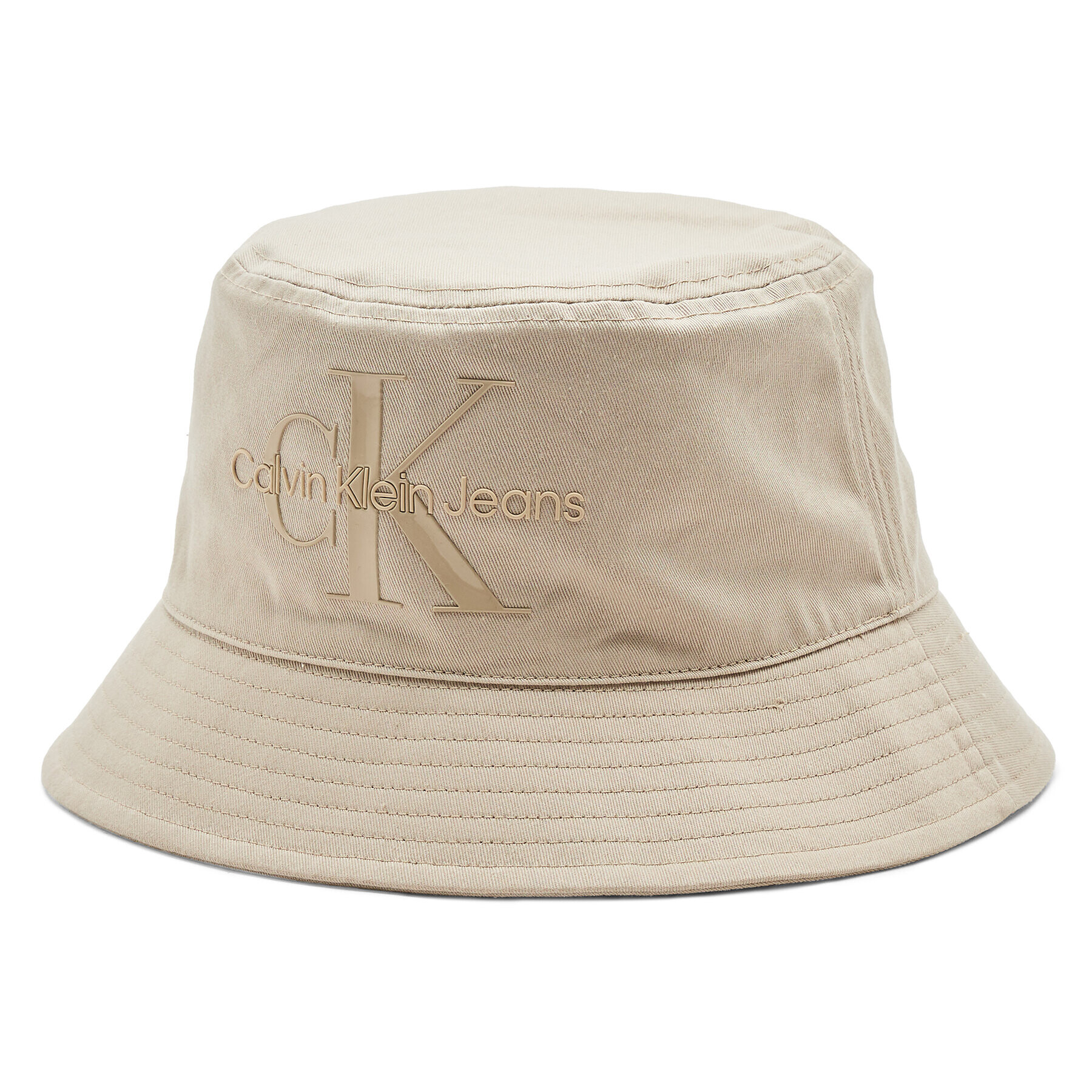 Calvin Klein Jeans Pălărie Monogram Bucket Hat K60K610715 Bej - Pled.ro