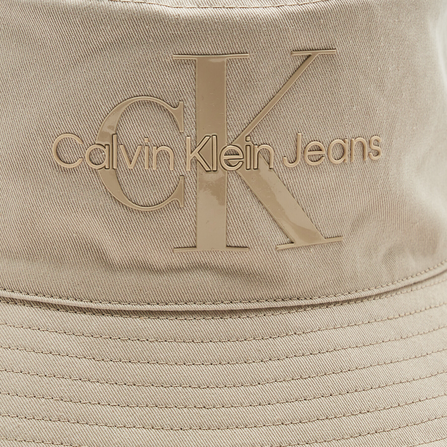 Calvin Klein Jeans Pălărie Monogram Bucket Hat K60K610715 Bej - Pled.ro