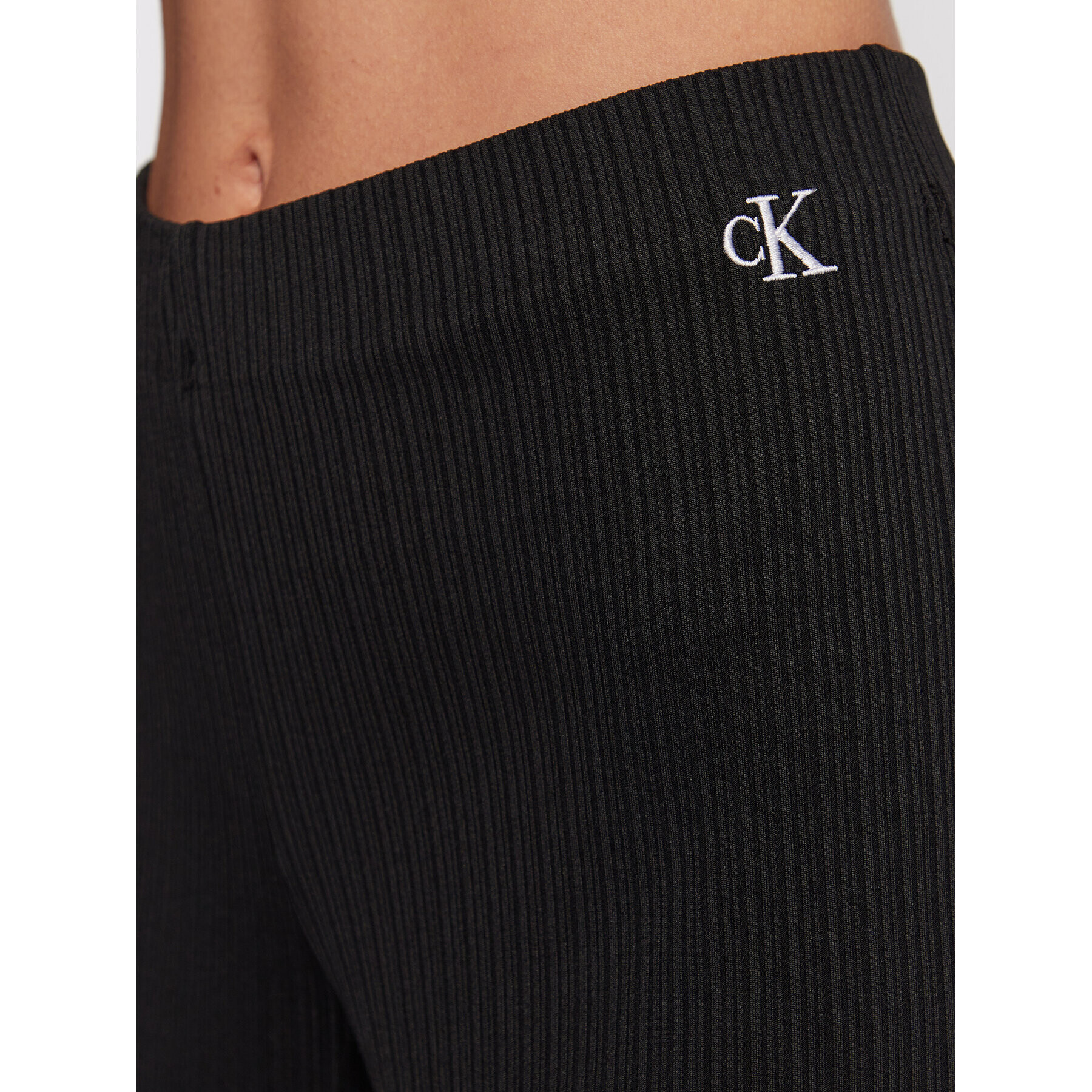 Calvin Klein Jeans Pantaloni din material J20J220270 Negru Regular Fit - Pled.ro