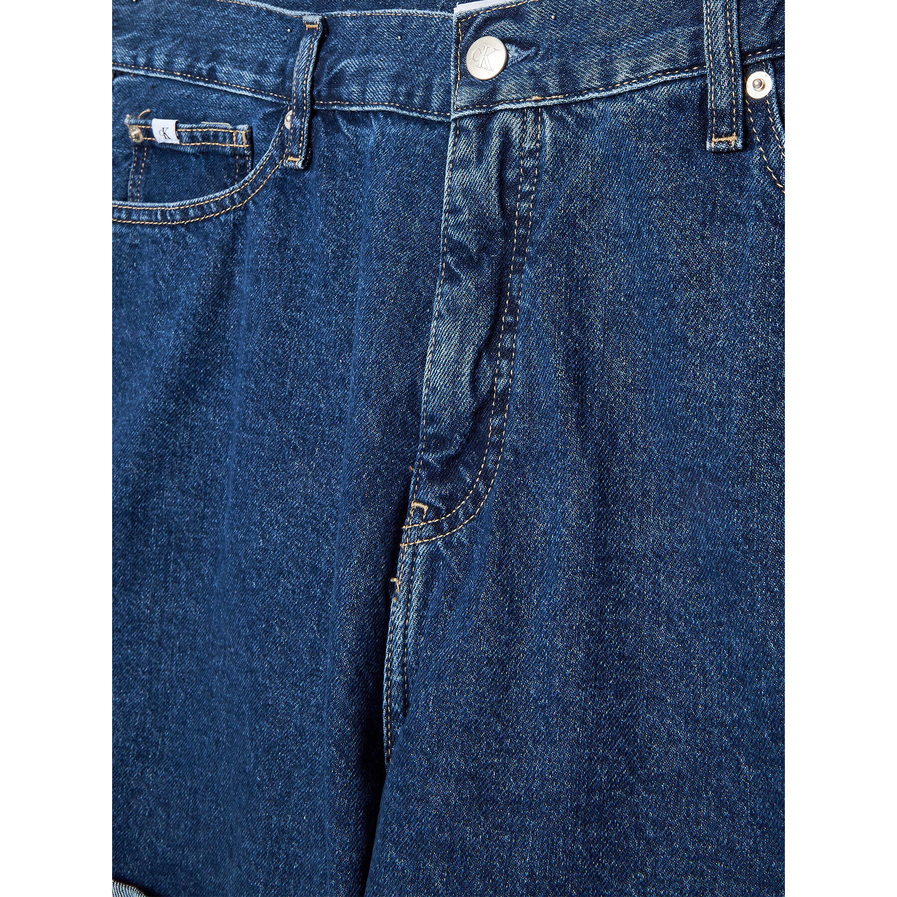 Calvin Klein Jeans Pantaloni scurți de blugi J20J221008 Albastru Regular Fit - Pled.ro