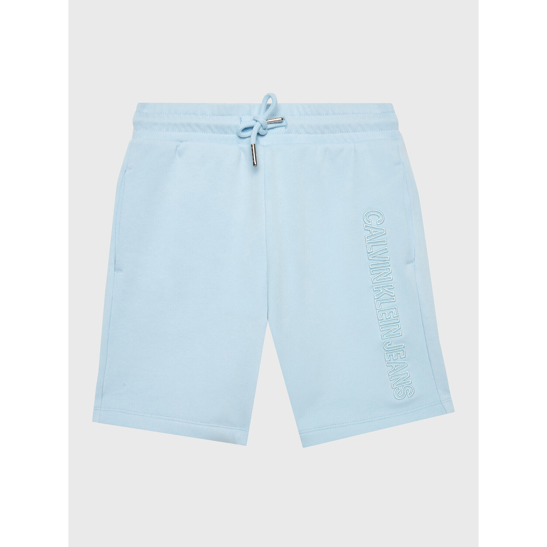 Calvin Klein Jeans Pantaloni scurți sport Embro Logo IB0IB01619 Albastru Regular Fit - Pled.ro