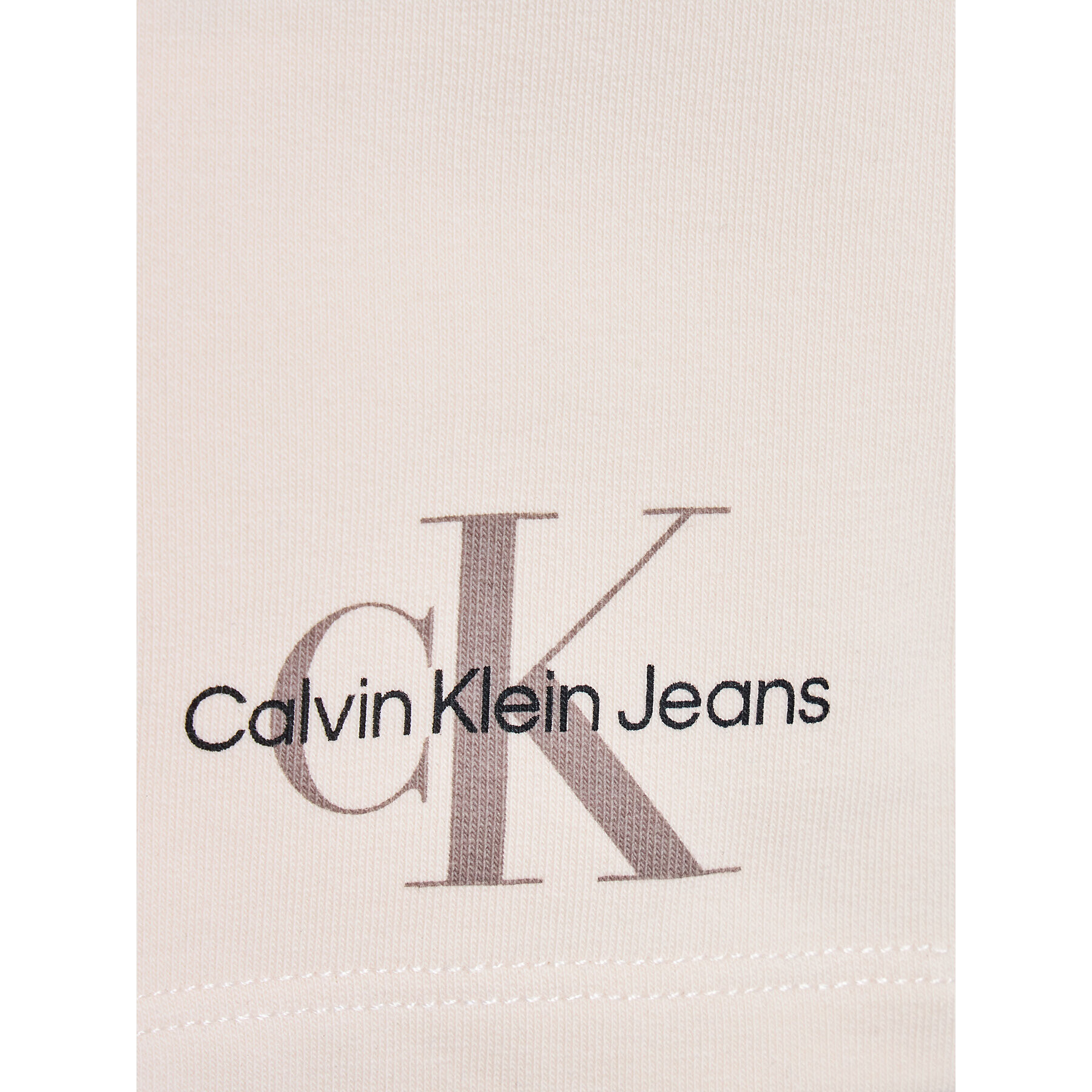 Calvin Klein Jeans Pantaloni scurți sport Monogram Logo IN0IN00061 Bej Regular Fit - Pled.ro