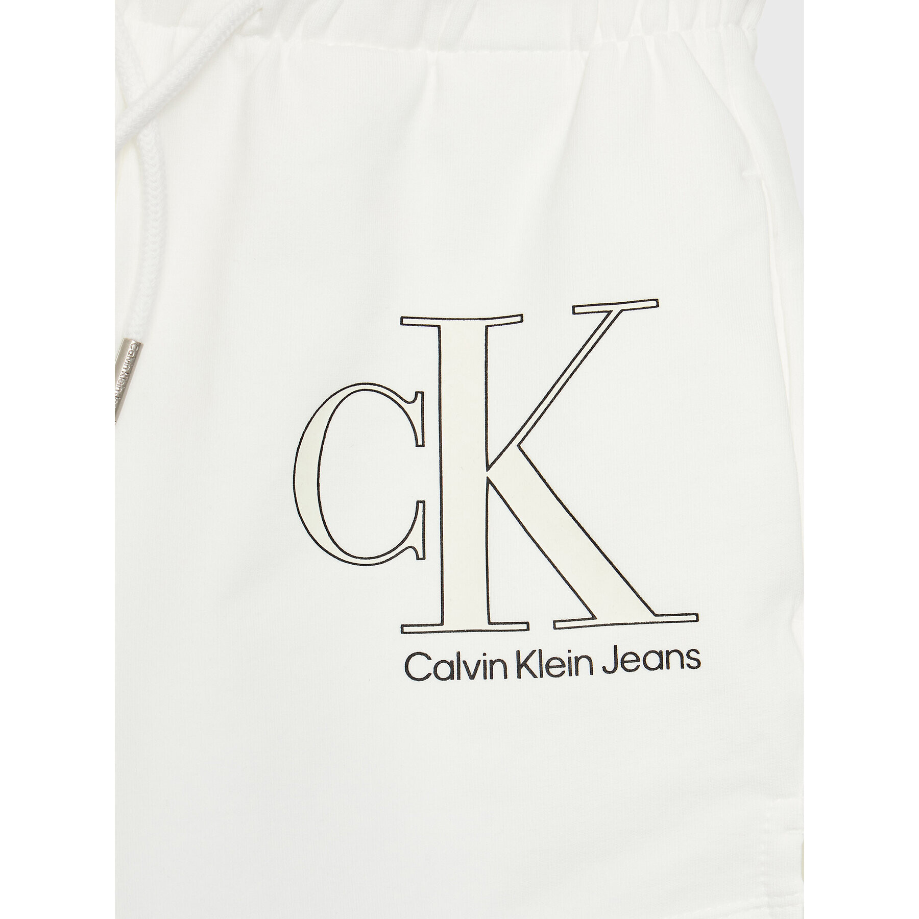 Calvin Klein Jeans Pantaloni scurți sport Reveal Monogram IG0IG01981 Alb Regular Fit - Pled.ro