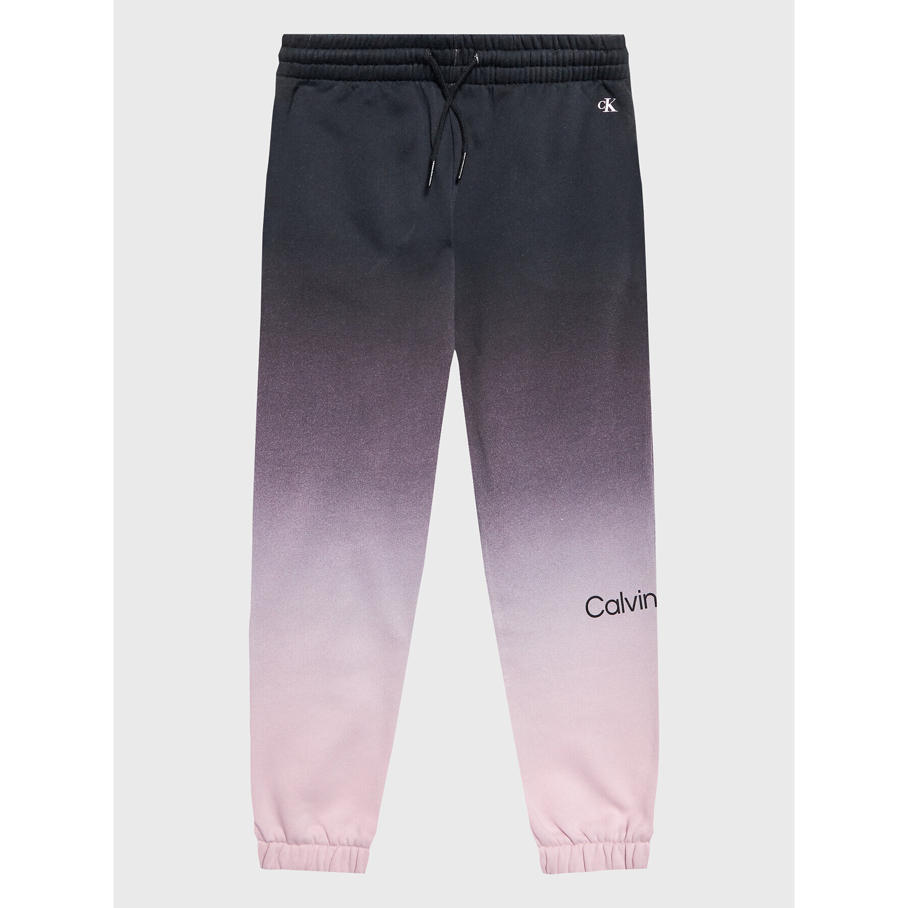 Calvin Klein Jeans Pantaloni trening All Over Gradient IU0IU00332 Violet Regular Fit - Pled.ro