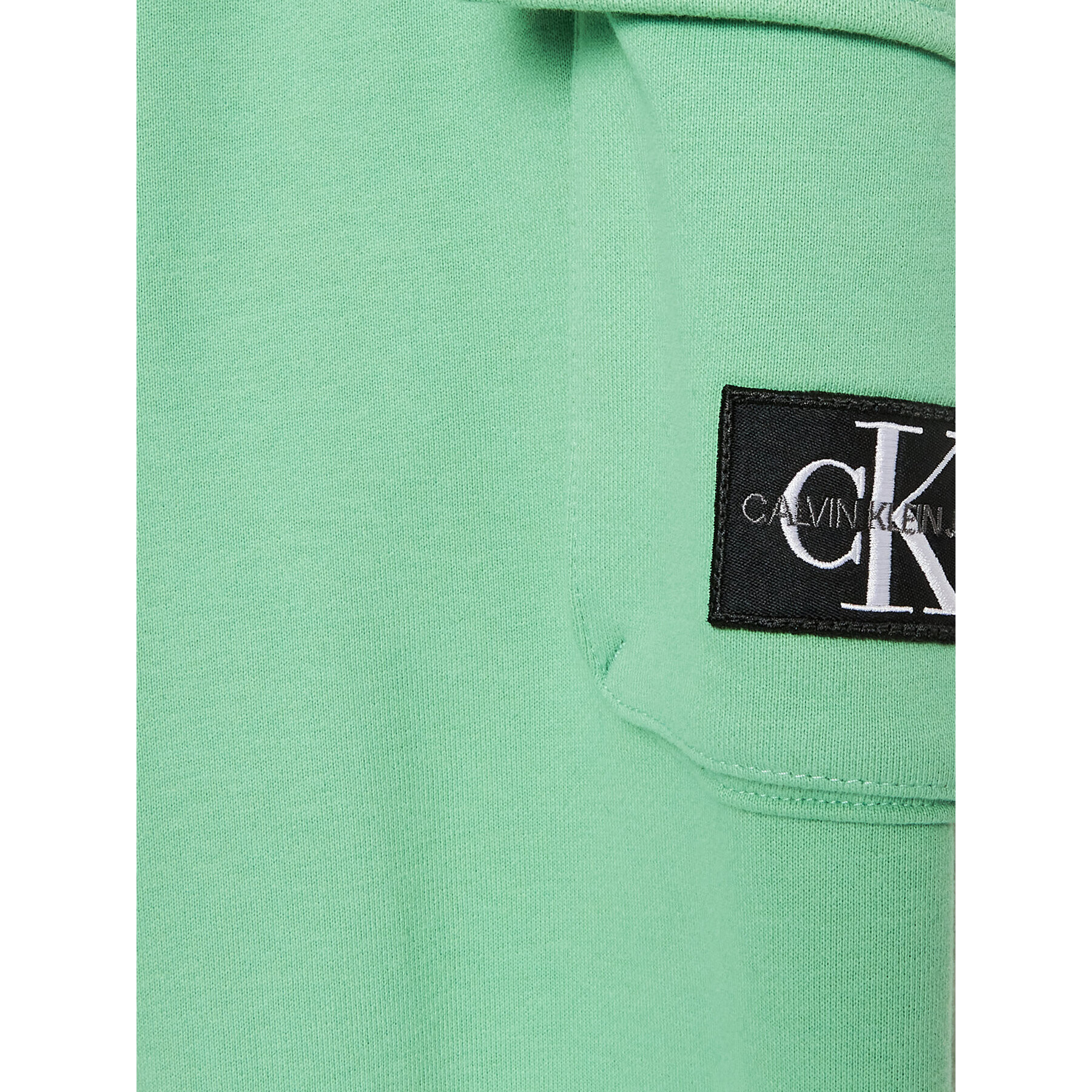 Calvin Klein Jeans Pantaloni trening Badge Cargo IB0IB01600 Verde Regular Fit - Pled.ro