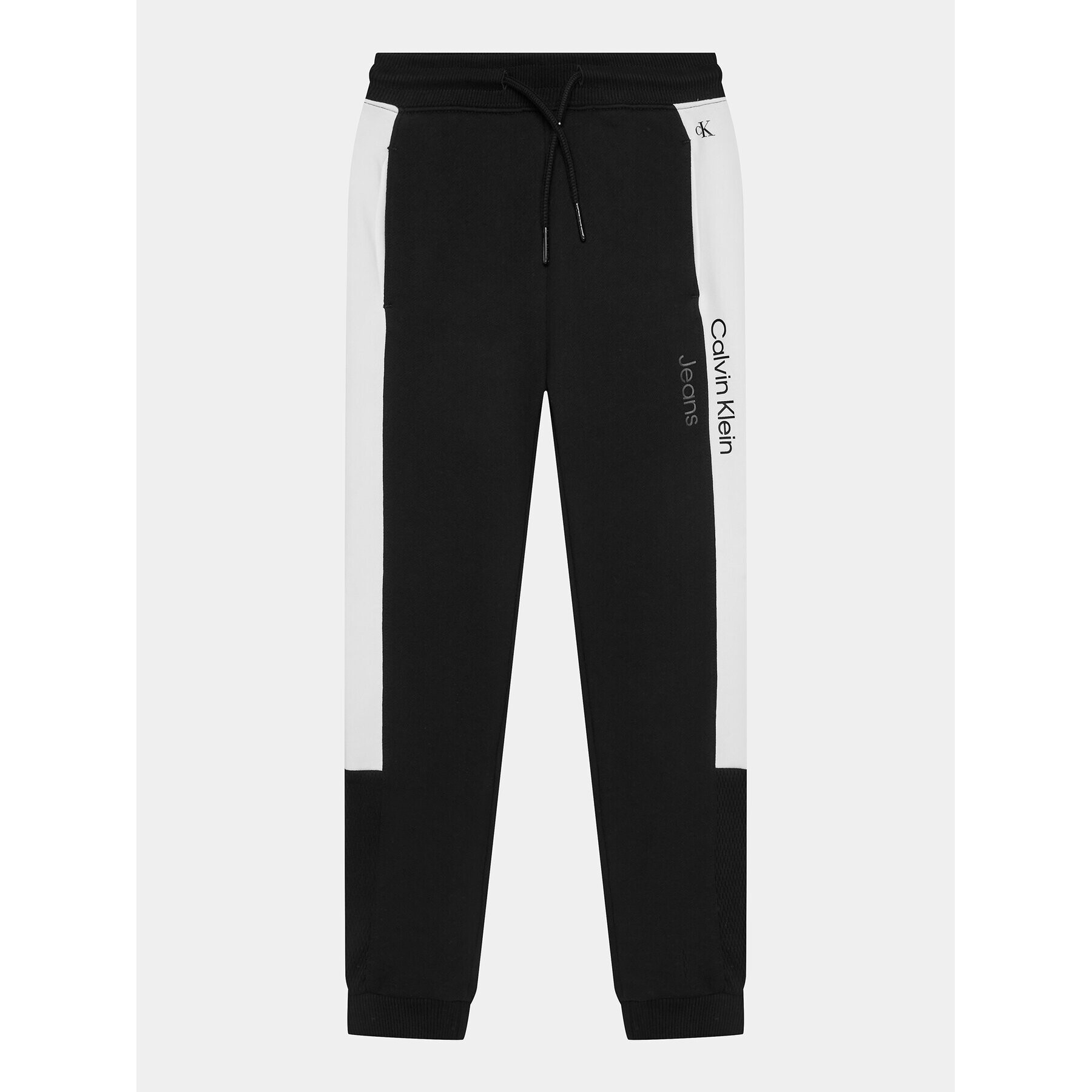 Calvin Klein Jeans Pantaloni trening Color Block IB0IB01933 Negru Regular Fit - Pled.ro