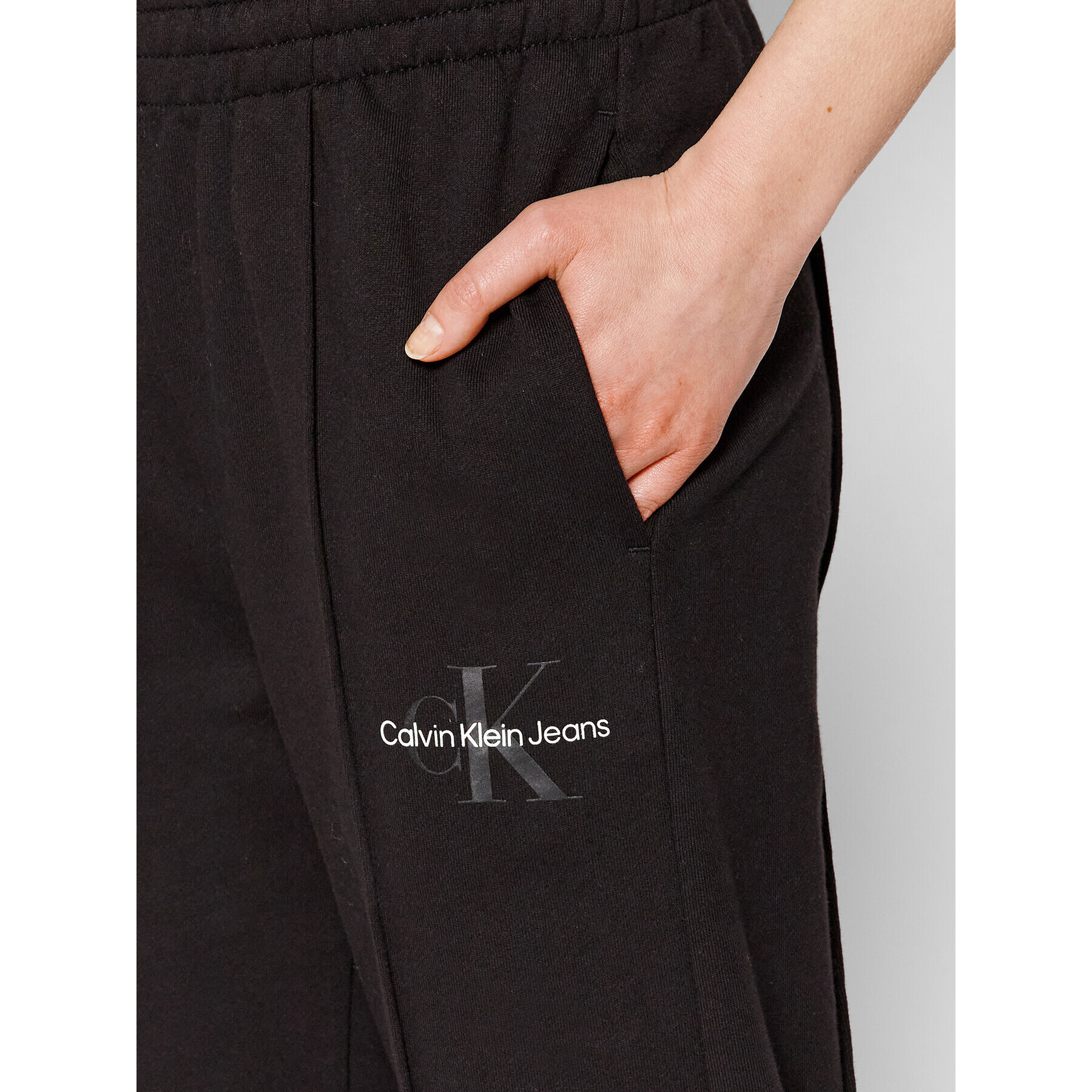 Calvin Klein Jeans Pantaloni trening J20J217751 Negru Regular Fit - Pled.ro