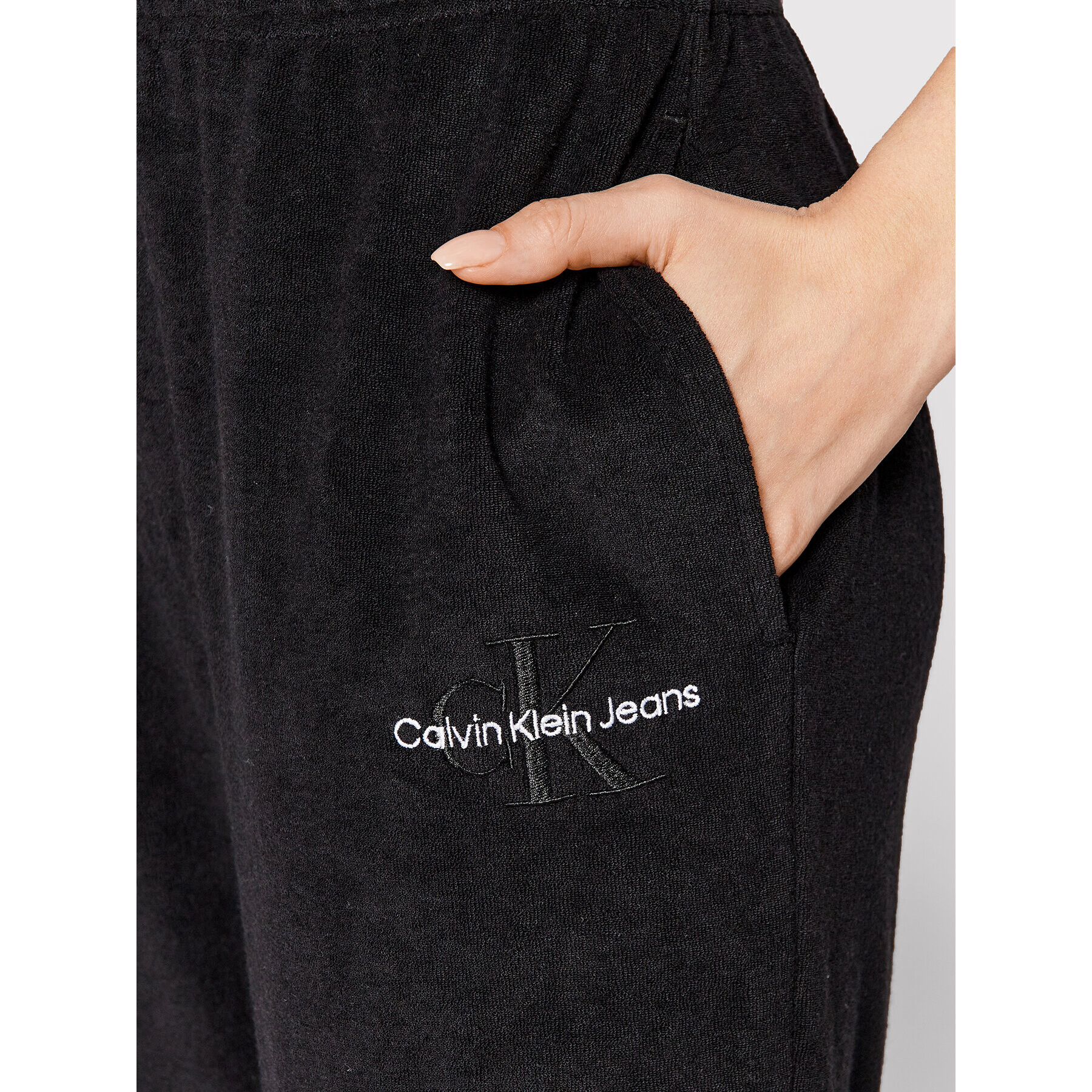 Calvin Klein Jeans Pantaloni trening J20J218972 Negru Relaxed Fit - Pled.ro