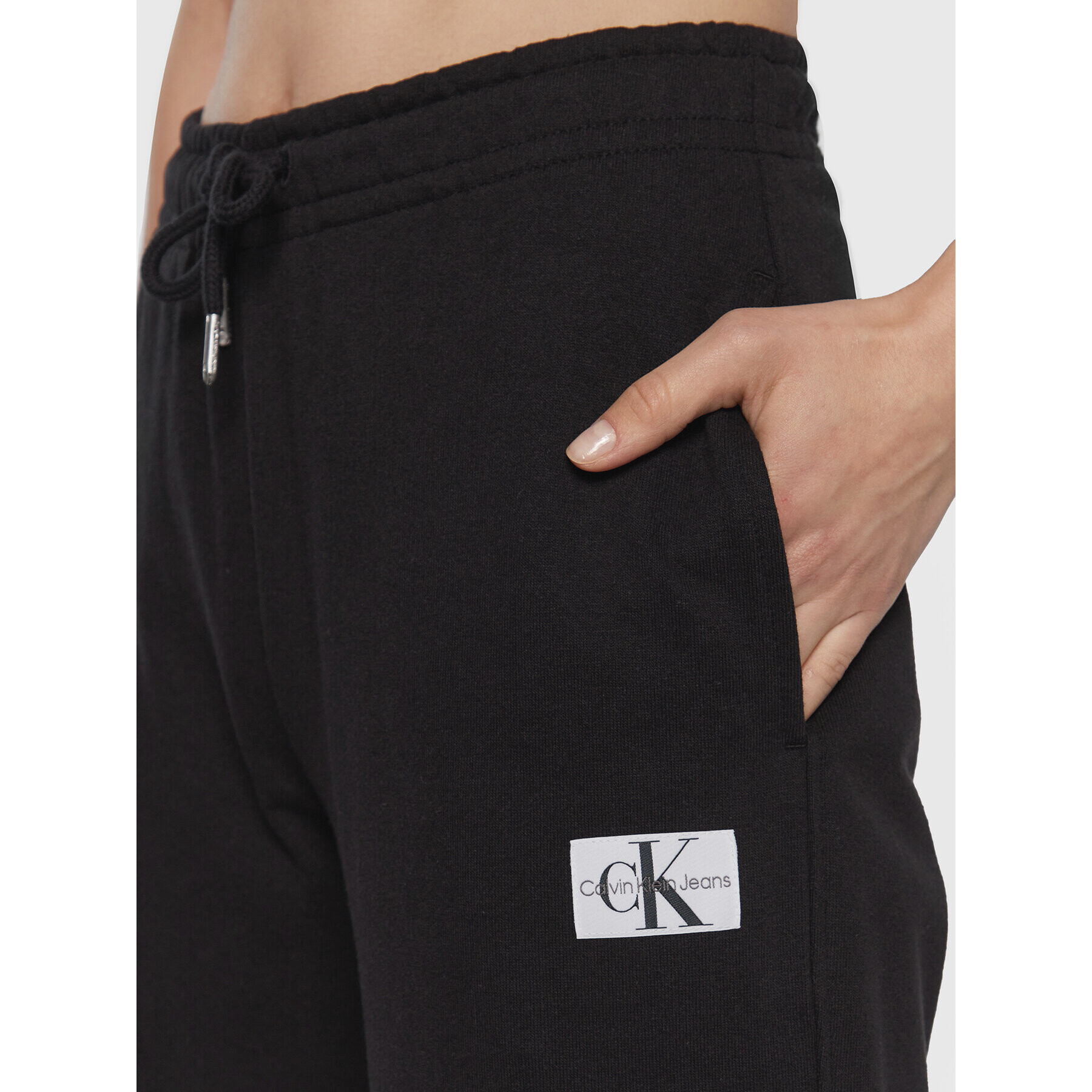 Calvin Klein Jeans Pantaloni trening J20J218973 Negru Relaxed Fit - Pled.ro