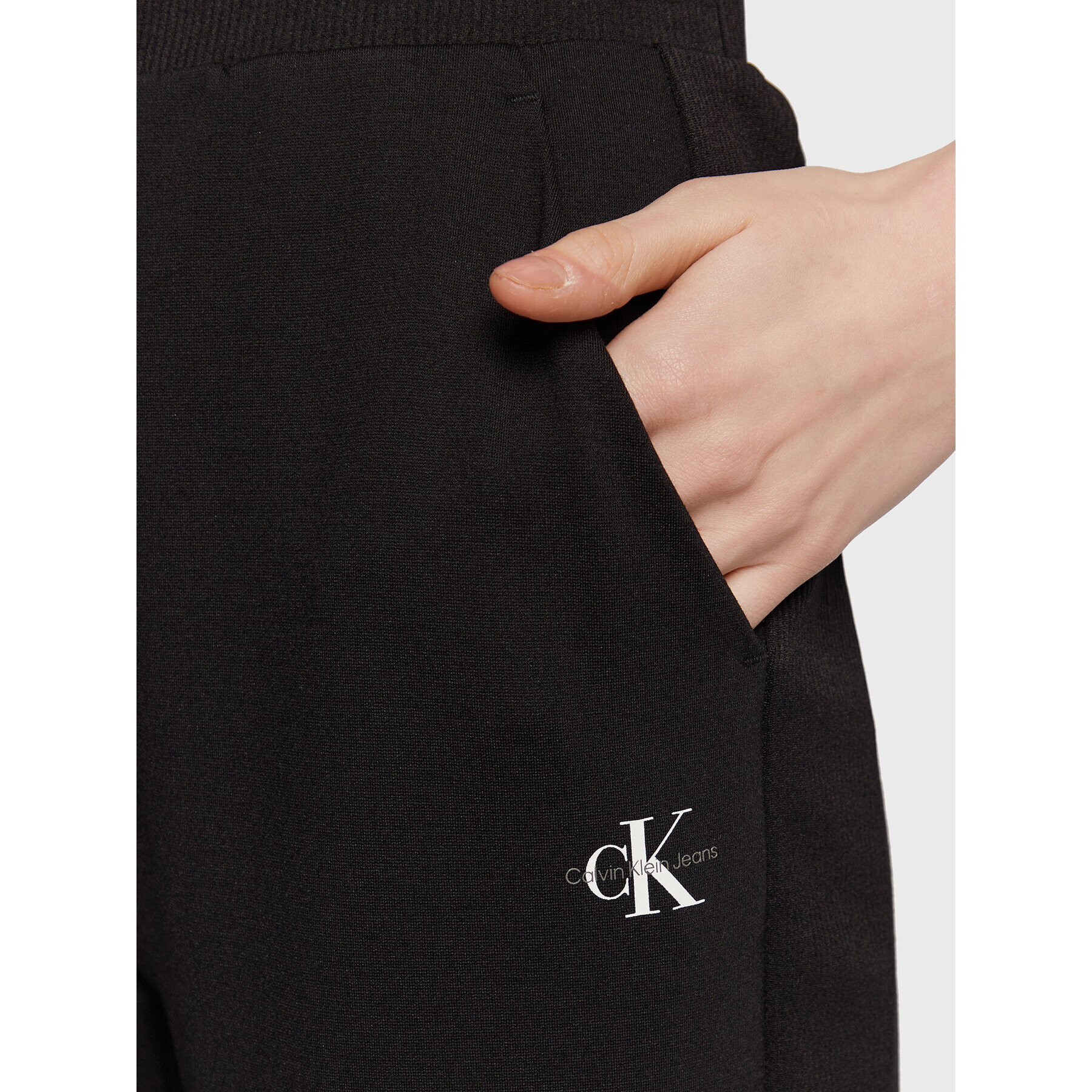 Calvin Klein Jeans Pantaloni trening J20J220268 Negru Regular Fit - Pled.ro