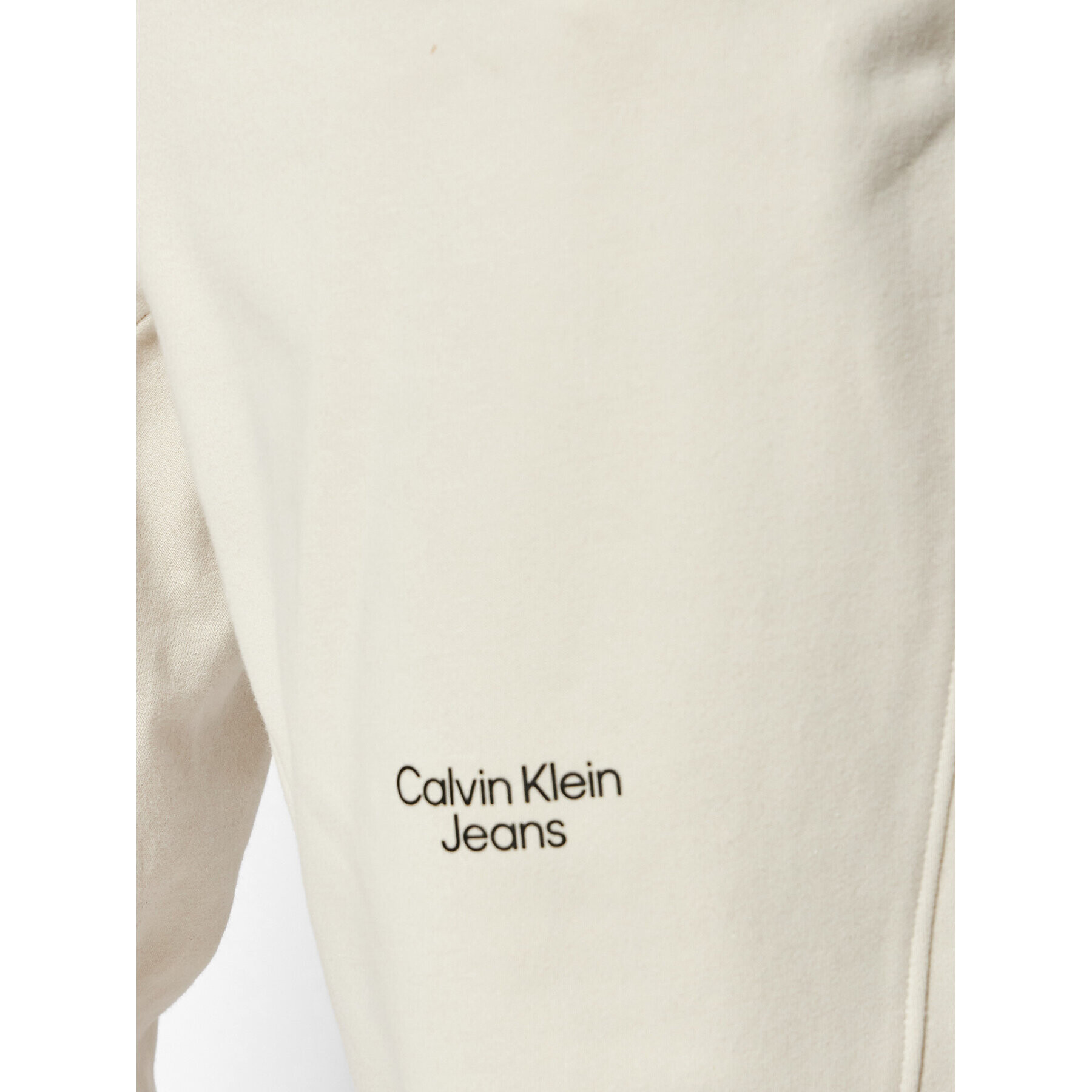 Calvin Klein Jeans Pantaloni trening J30J320590 Bej Regular Fit - Pled.ro