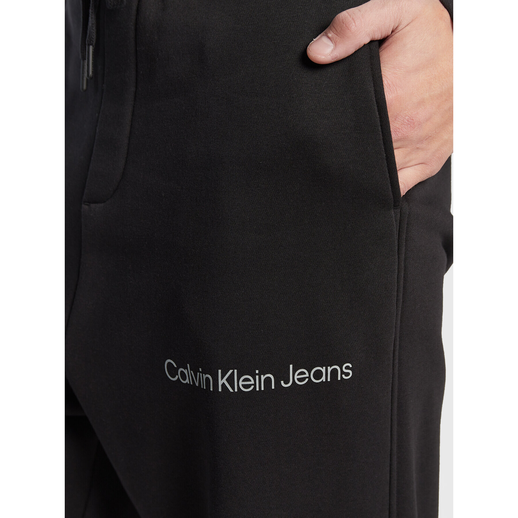 Calvin Klein Jeans Pantaloni trening J30J322048 Negru Relaxed Fit - Pled.ro