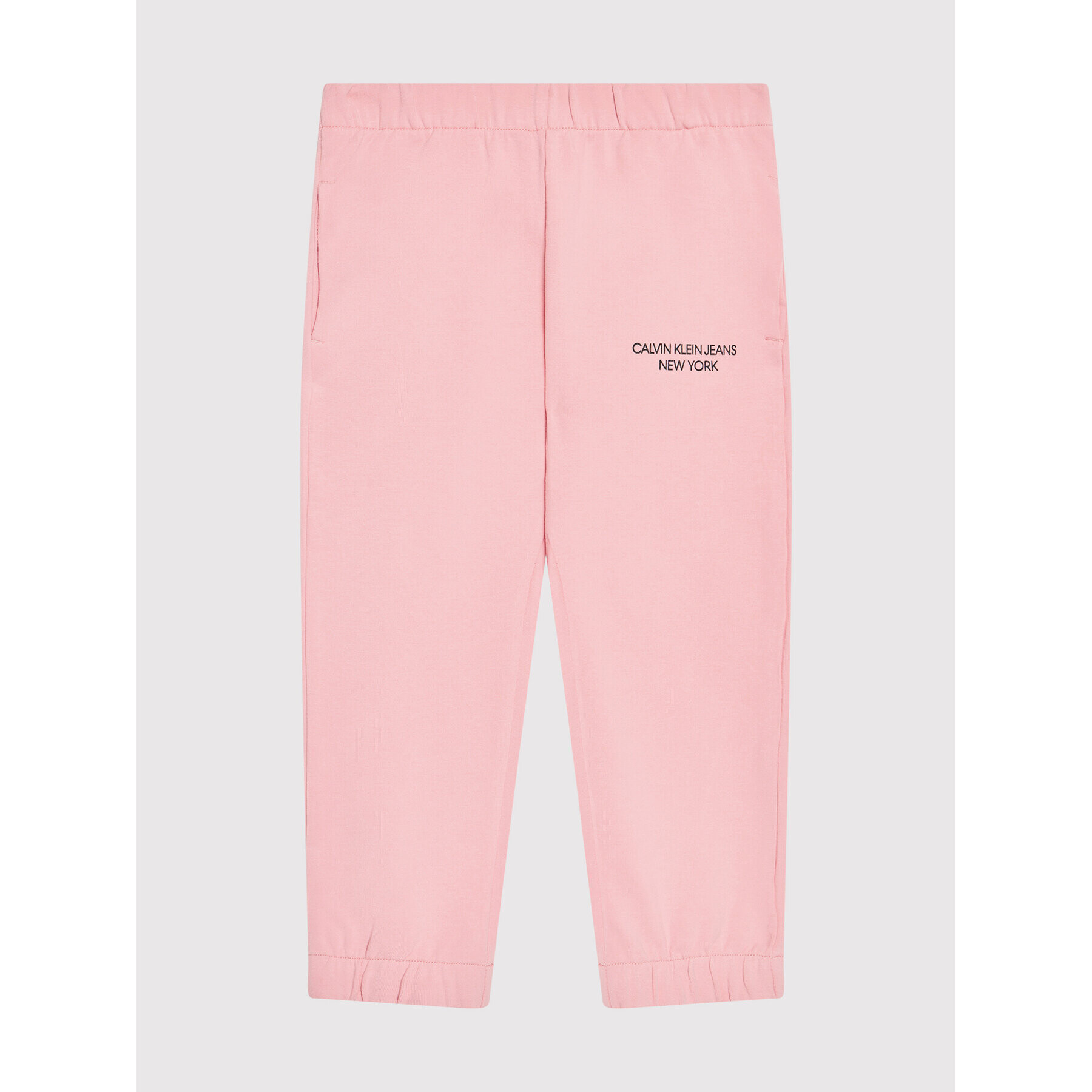 Calvin Klein Jeans Pantaloni trening Mini Monogram IG0IG01003 Roz Regular Fit - Pled.ro