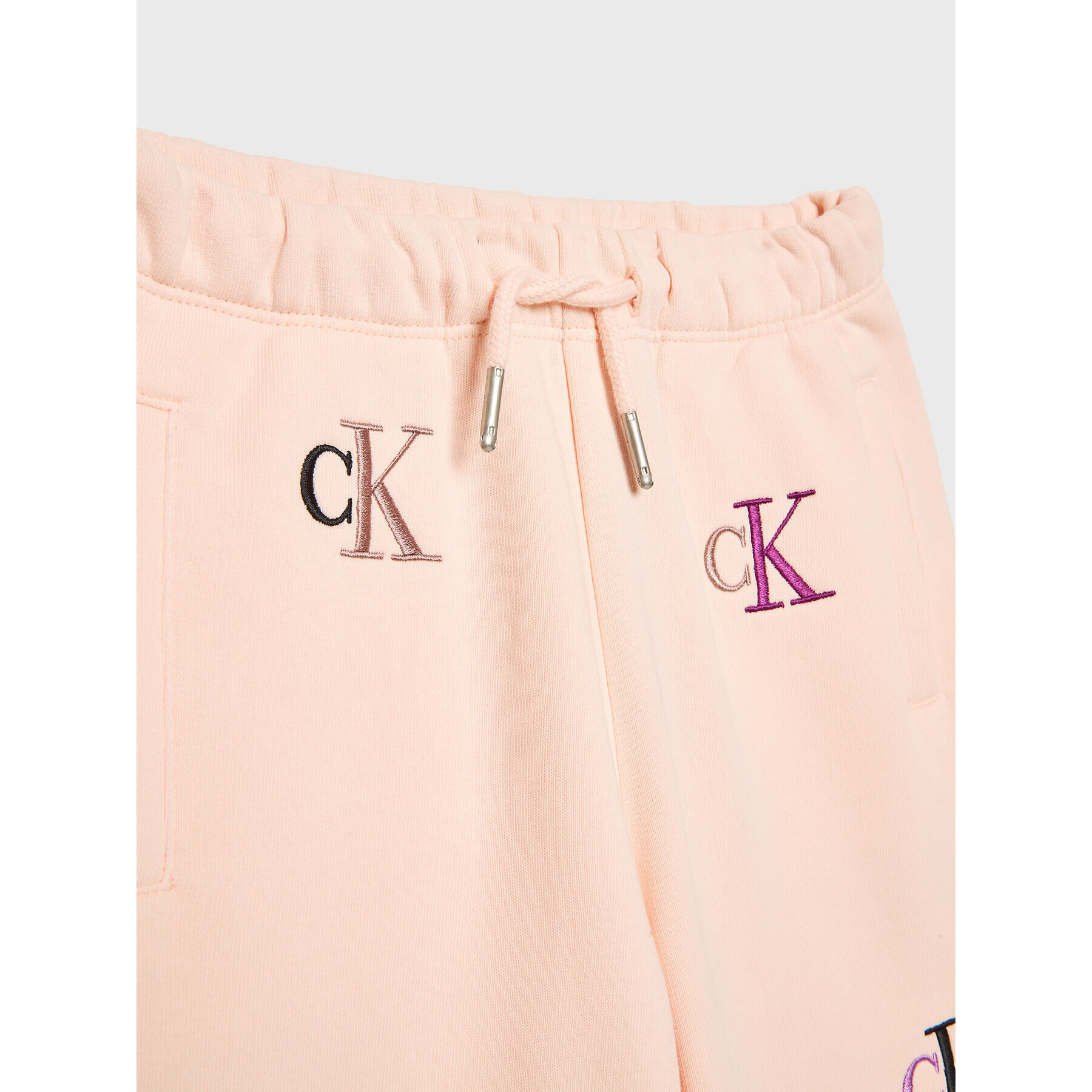 Calvin Klein Jeans Pantaloni trening Monogram IG0IG01906 Roz Regular Fit - Pled.ro