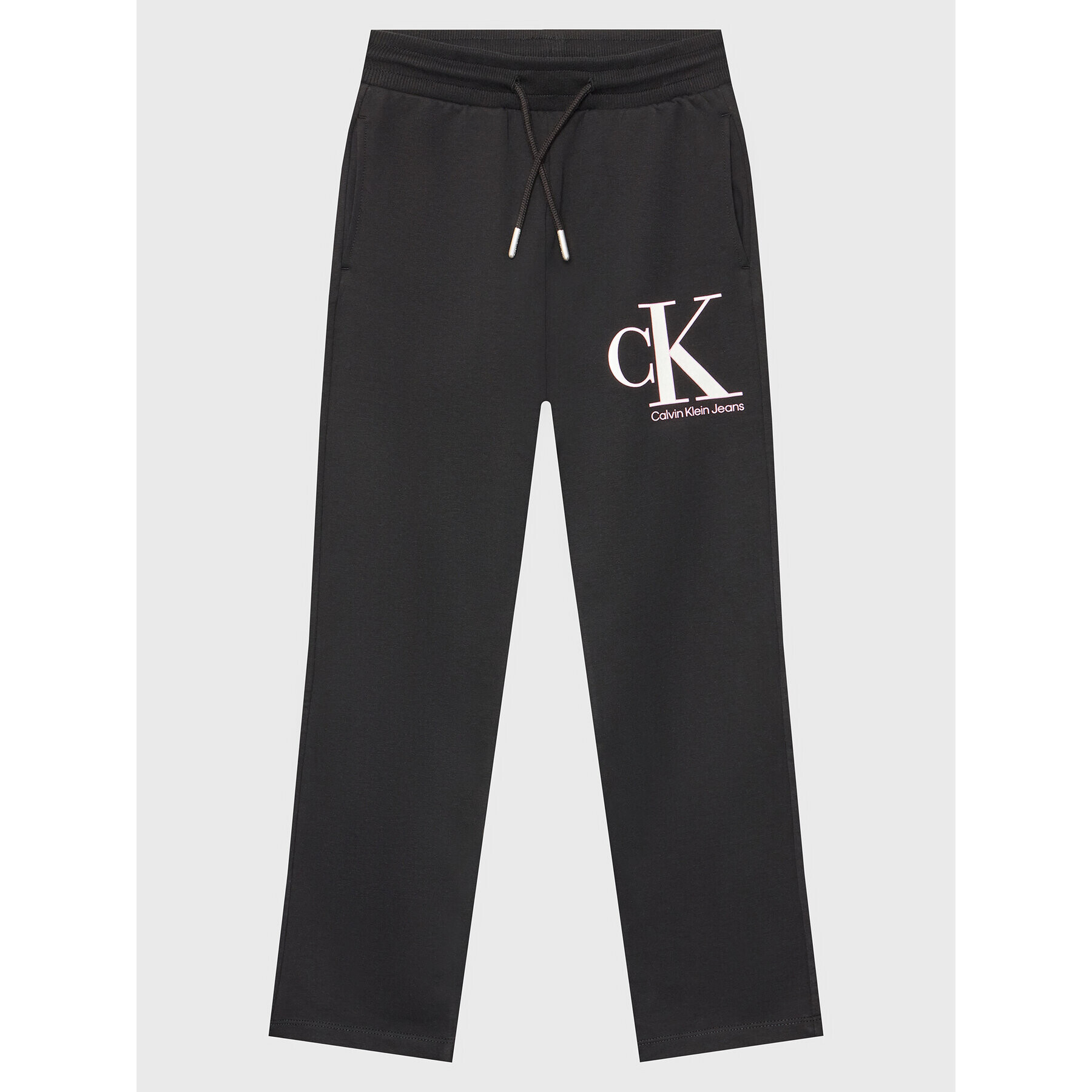 Calvin Klein Jeans Pantaloni trening Monogram IG0IG01985 Negru Regular Fit - Pled.ro