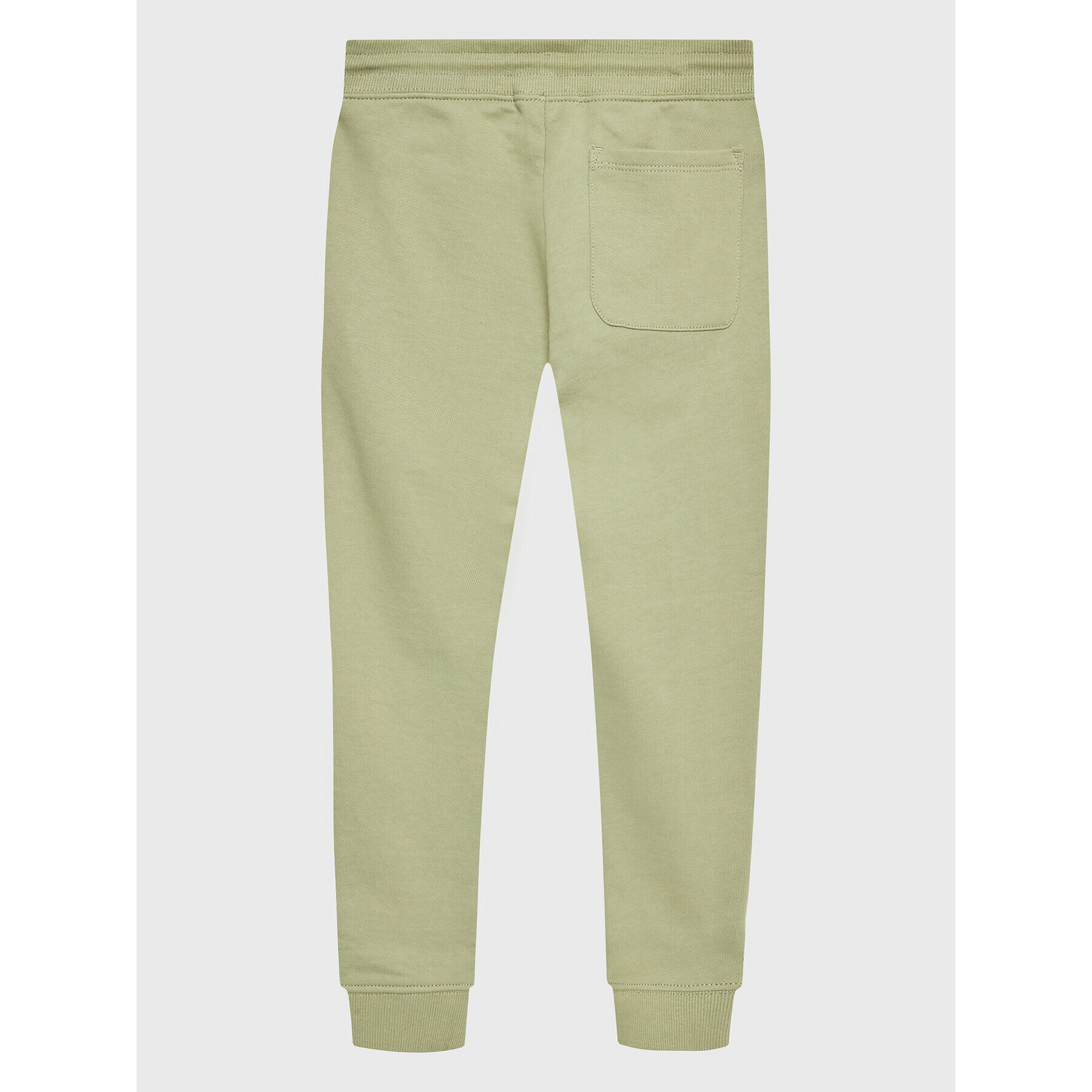 Calvin Klein Jeans Pantaloni trening Repeat Inst. Logo IB0IB01568 Verde Regular Fit - Pled.ro