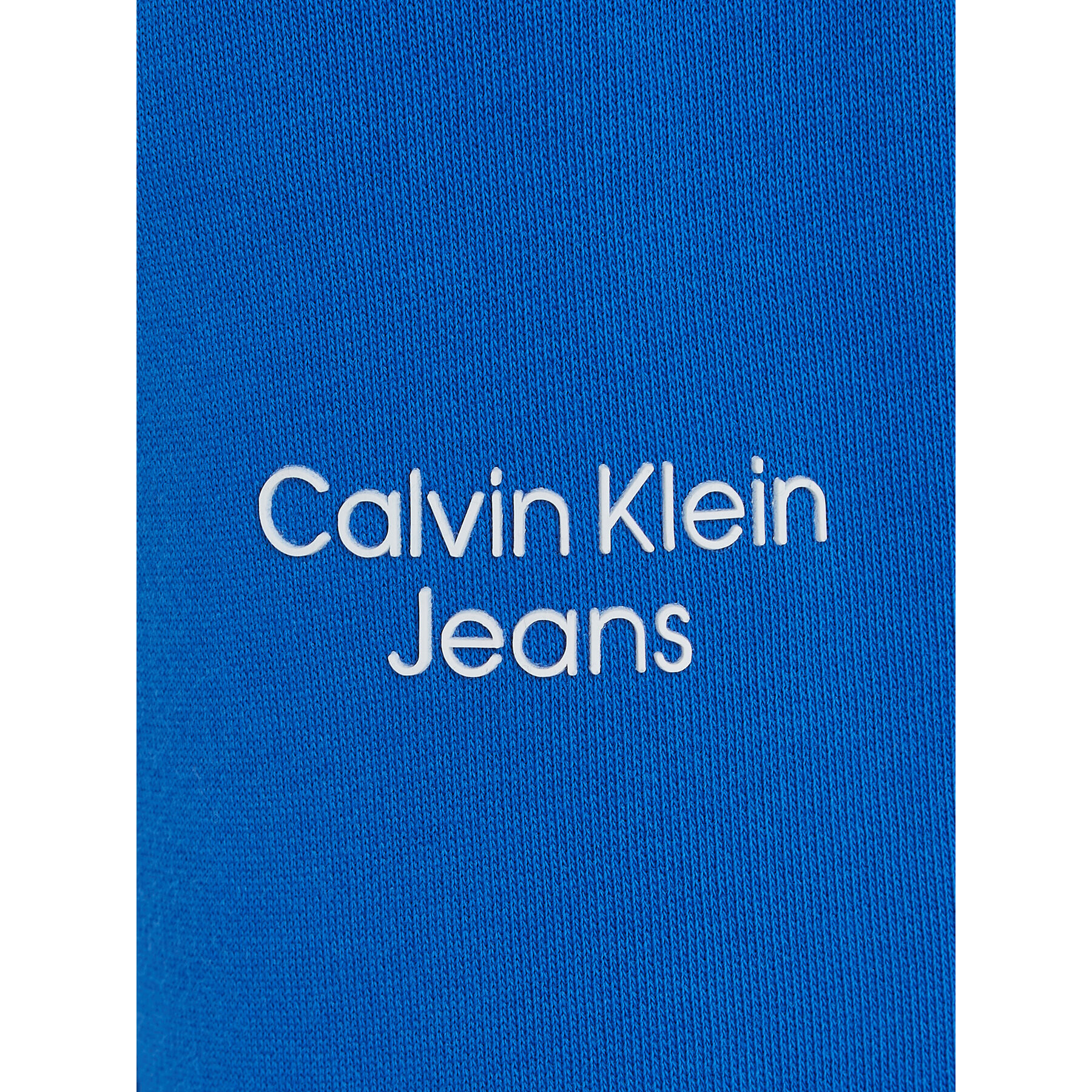 Calvin Klein Jeans Pantaloni trening Stack Logo IB0IB01282 Albastru Regular Fit - Pled.ro