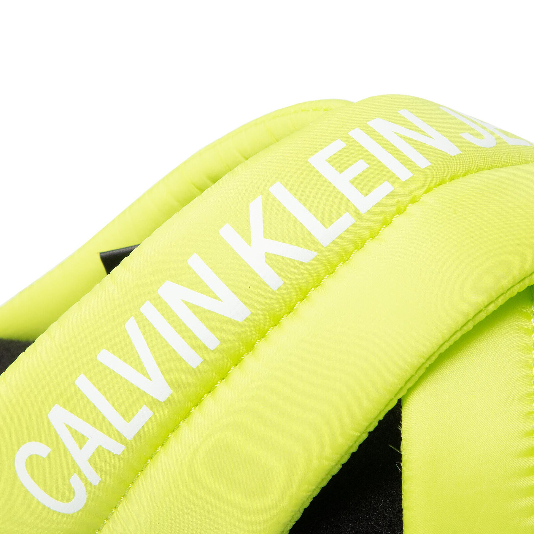 Calvin Klein Jeans Papuci de casă Home Criss Cross Slipper YW0YW00477 Verde - Pled.ro