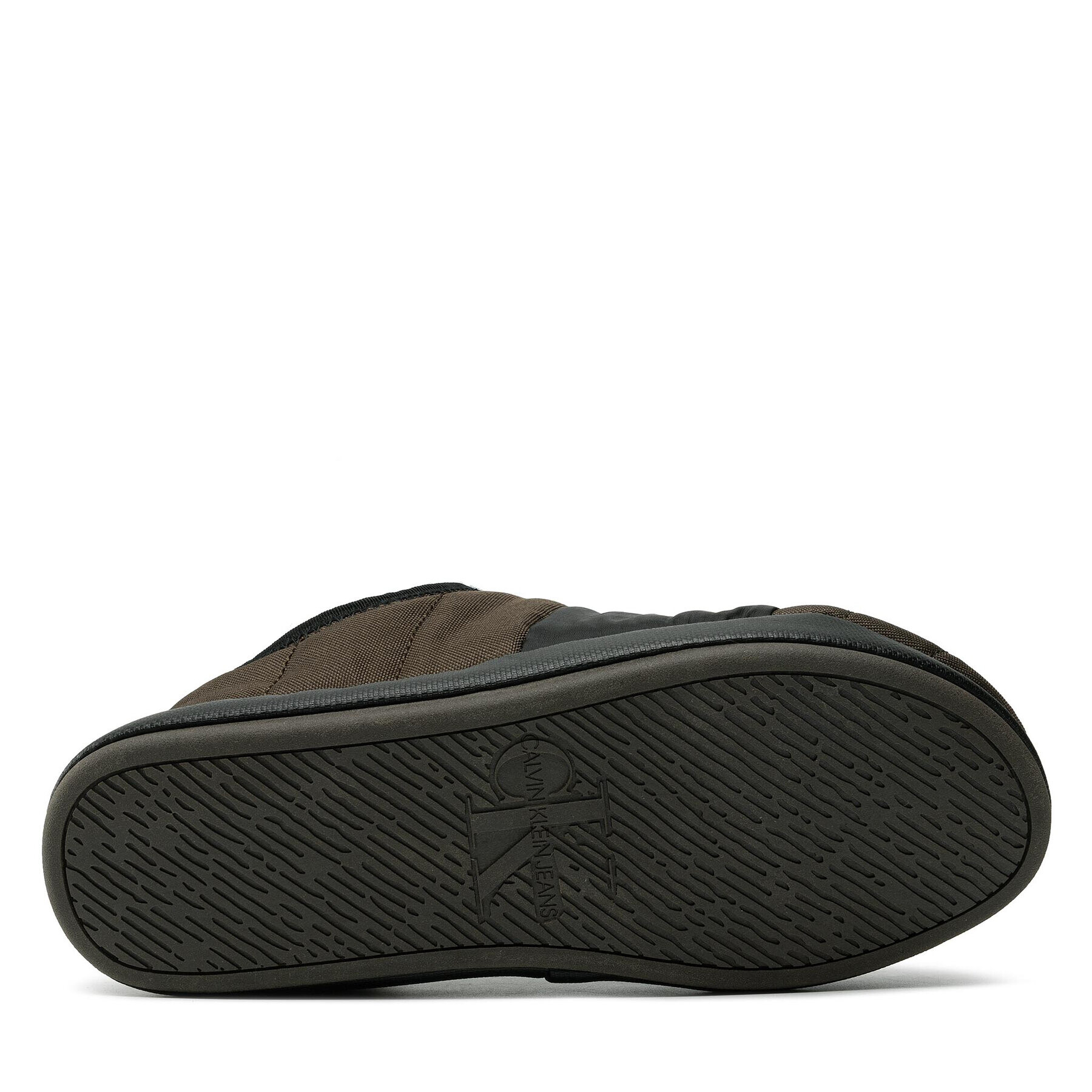 Calvin Klein Jeans Papuci de casă Home Shoe Slipper W Warm Lining YM0YM00242 Verde - Pled.ro