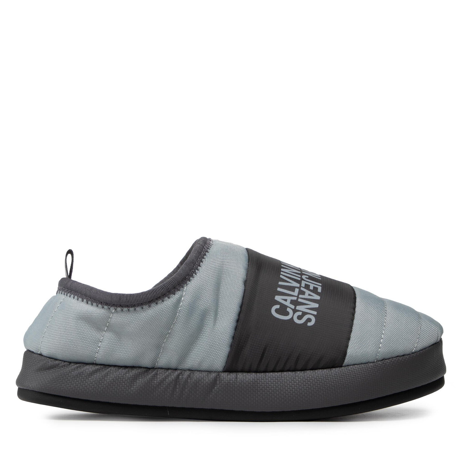 Calvin Klein Jeans Papuci de casă Home Shoe Slipper W Warm Linning YM0YM00242 Gri - Pled.ro