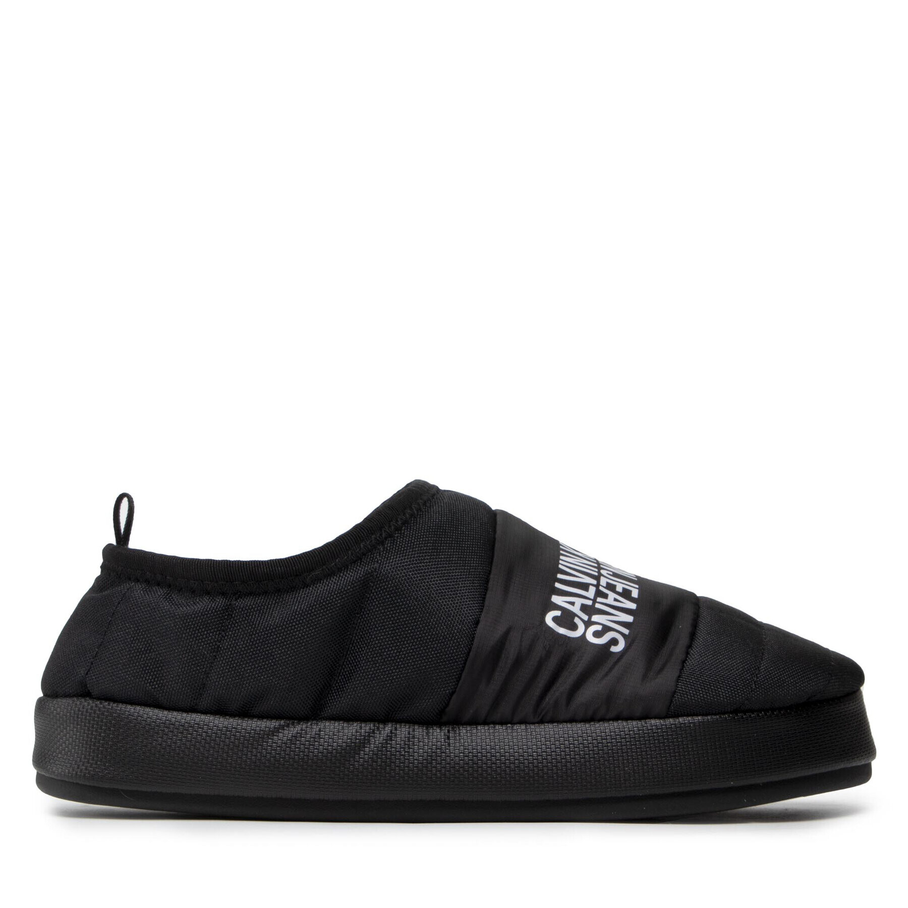 Calvin Klein Jeans Papuci de casă Home Shoe Slipper W Warm Linning YM0YM00242 Negru - Pled.ro