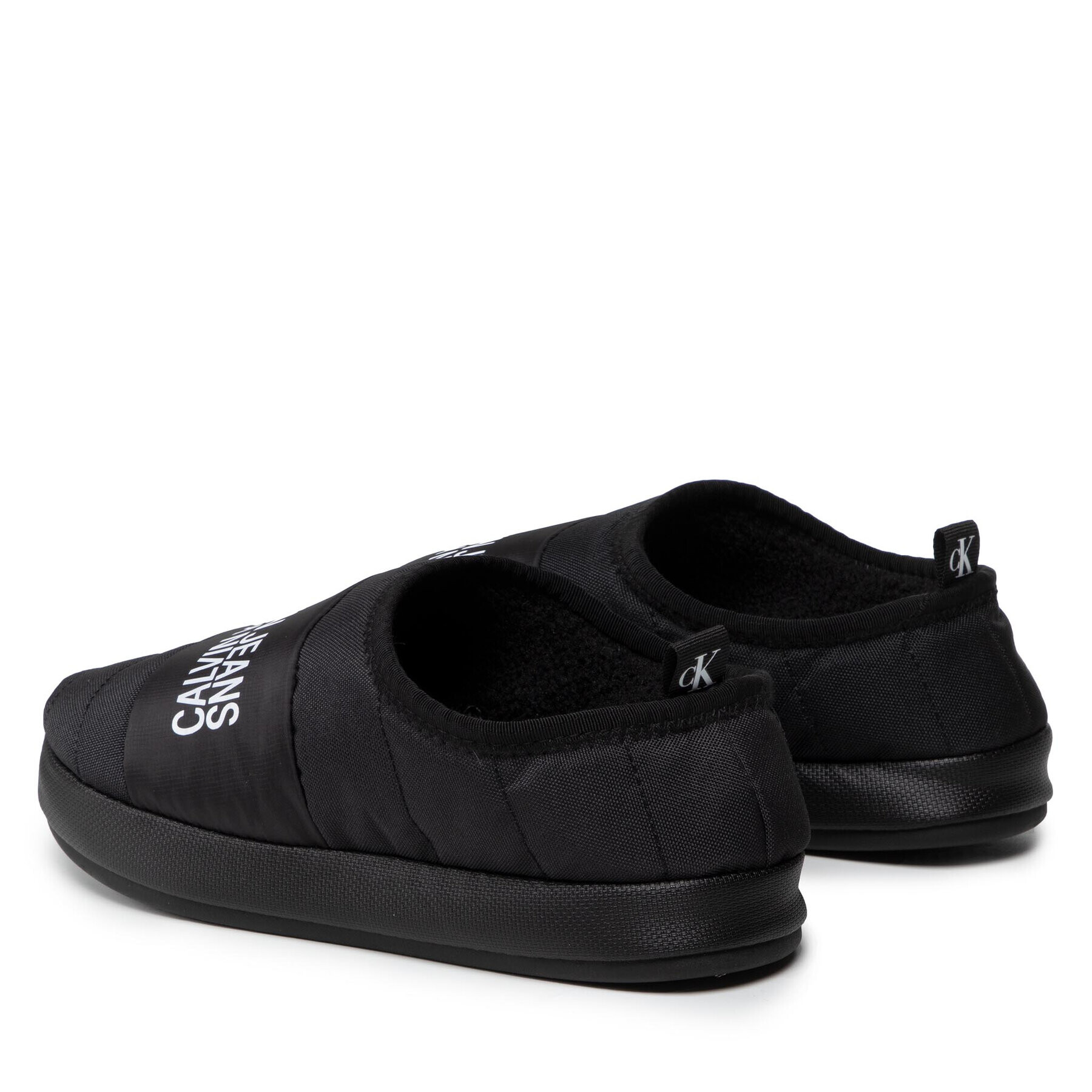 Calvin Klein Jeans Papuci de casă Home Shoe Slipper W Warm Linning YM0YM00242 Negru - Pled.ro