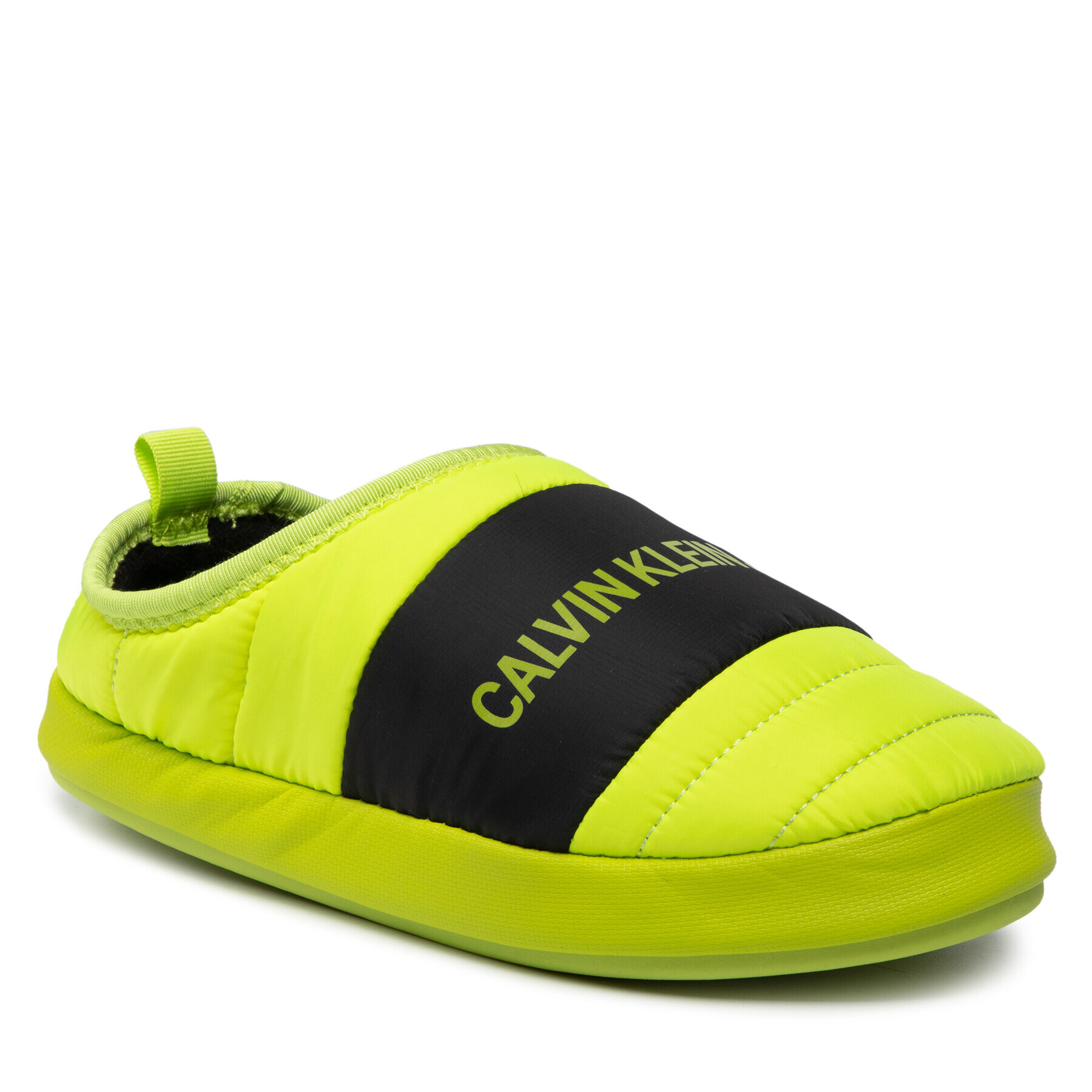 Calvin Klein Jeans Papuci de casă Home Shoe Slipper YM0YM00303 Verde - Pled.ro