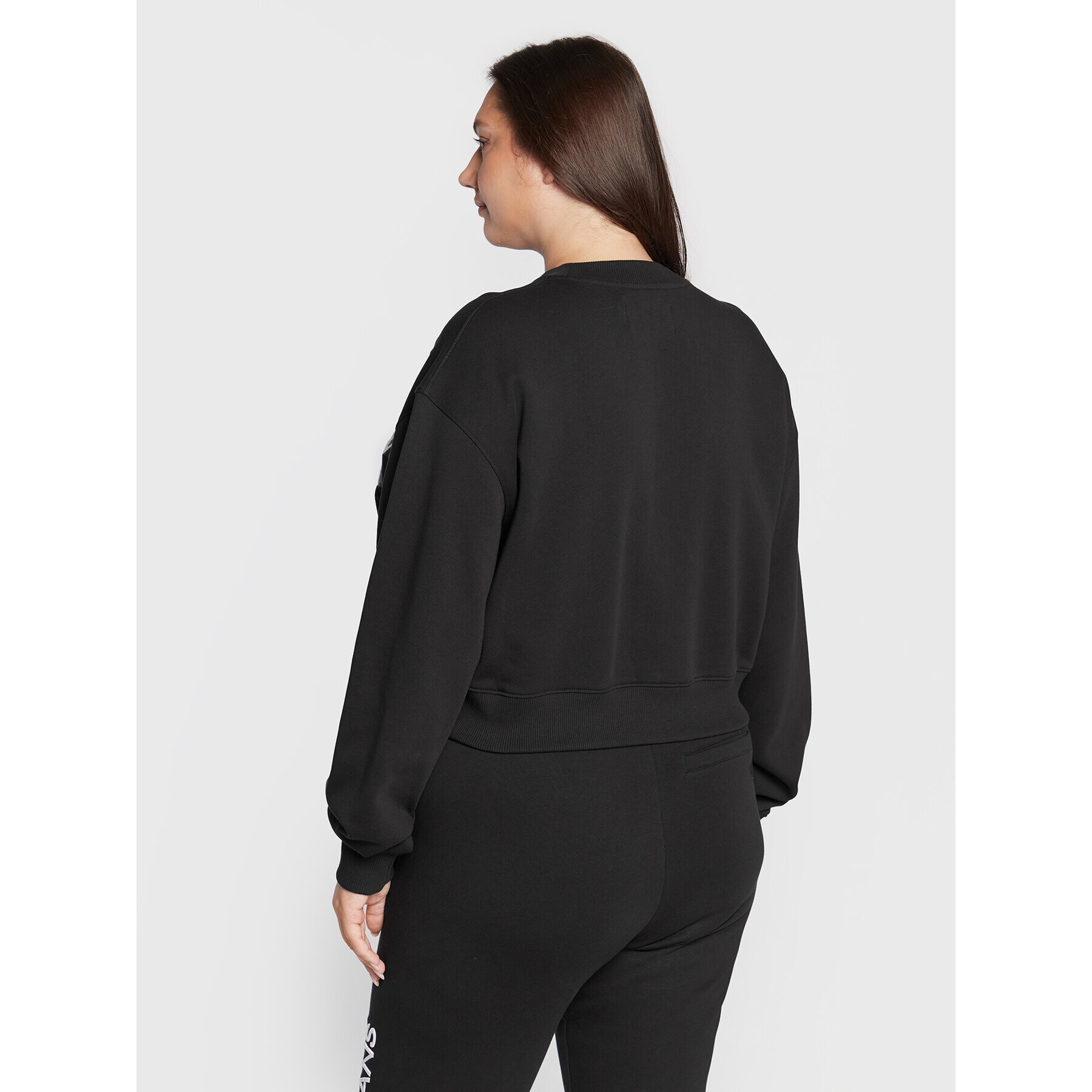 Calvin Klein Jeans Plus Bluză J20J218411 Negru Relaxed Fit - Pled.ro