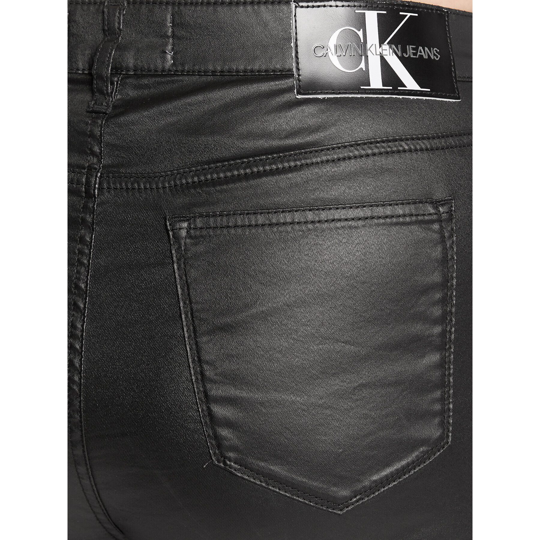 Calvin Klein Jeans Plus Pantaloni din material J20J217453 Negru Skinny Fit - Pled.ro