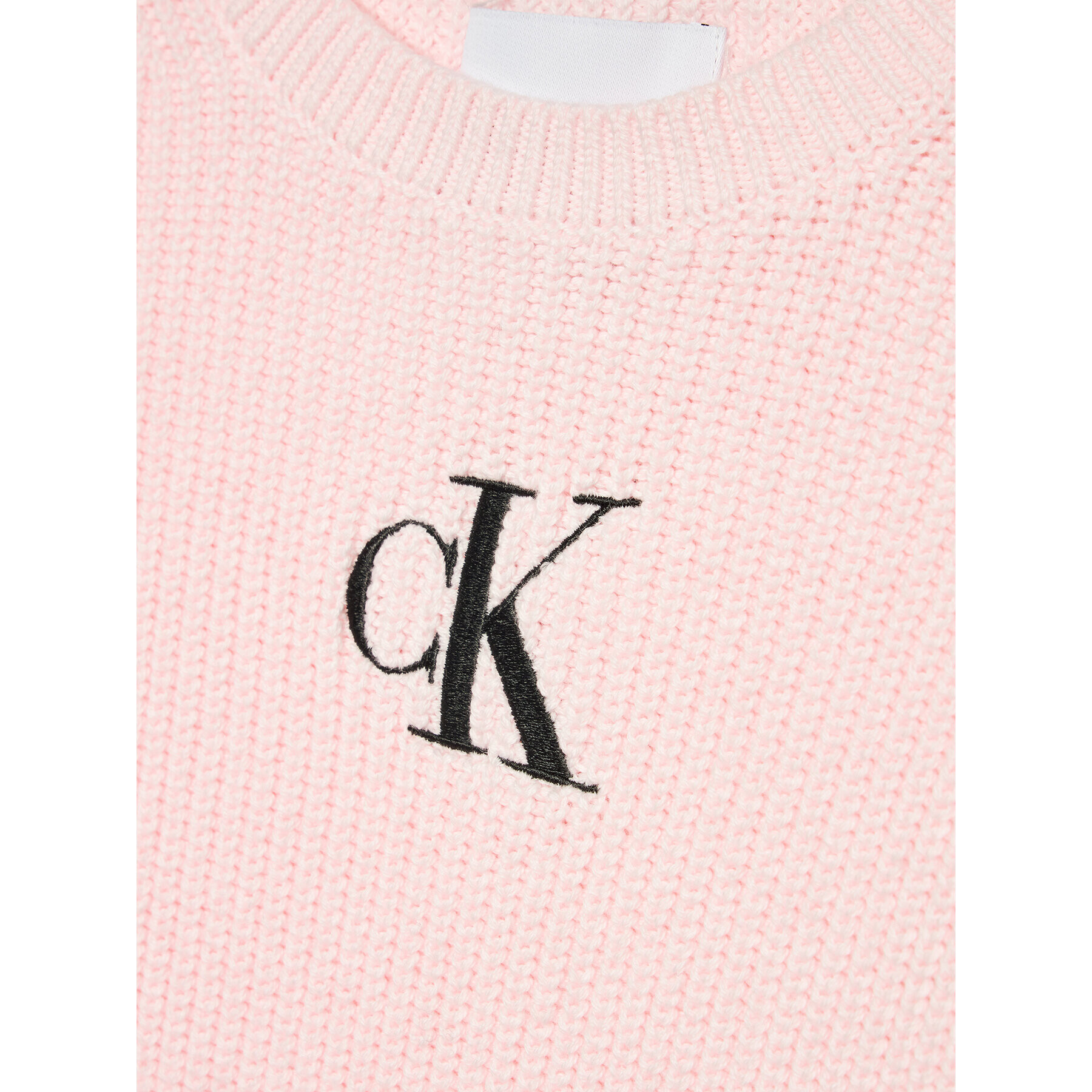 Calvin Klein Jeans Pulover Monogram IG0IG01285 Roz Relaxed Fit - Pled.ro