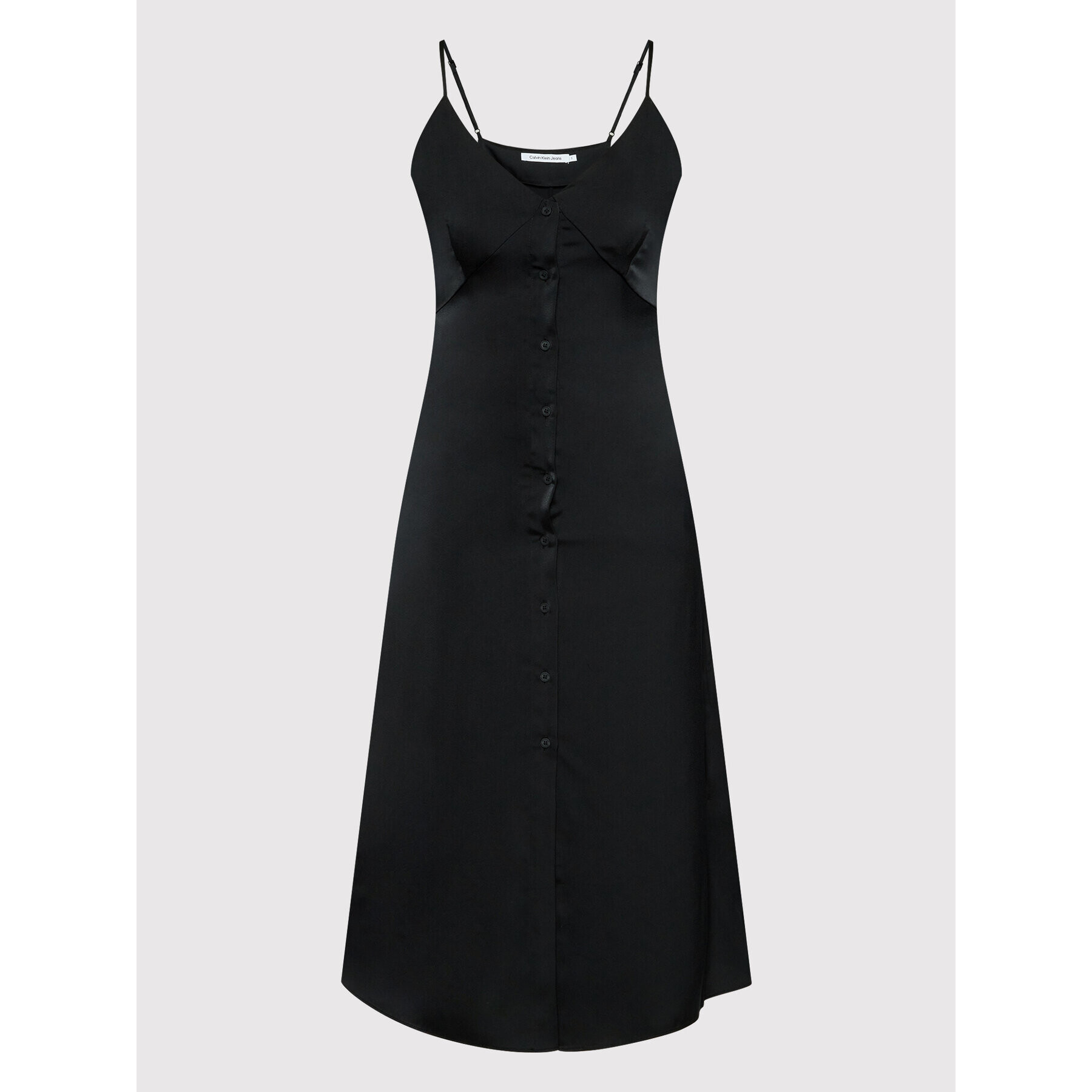 Calvin Klein Jeans Rochie de vară J20J219640 Negru Regular Fit - Pled.ro