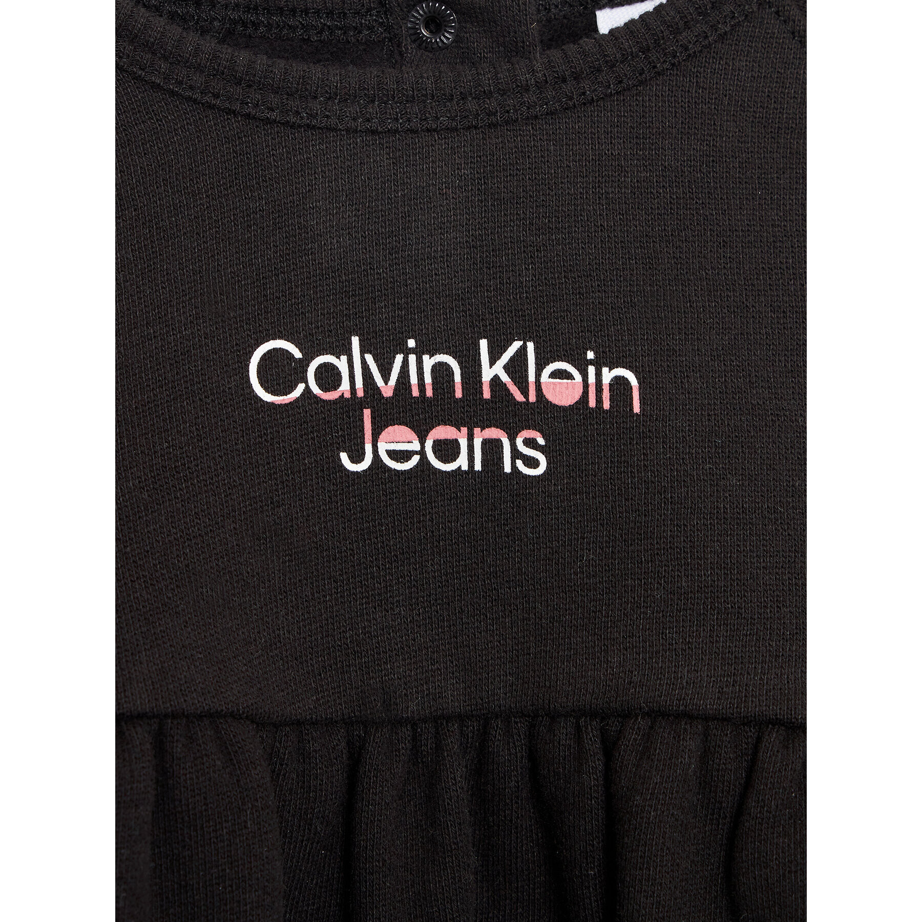 Calvin Klein Jeans Rochie de zi Hero Logo IN0IN00089 Negru Regular Fit - Pled.ro