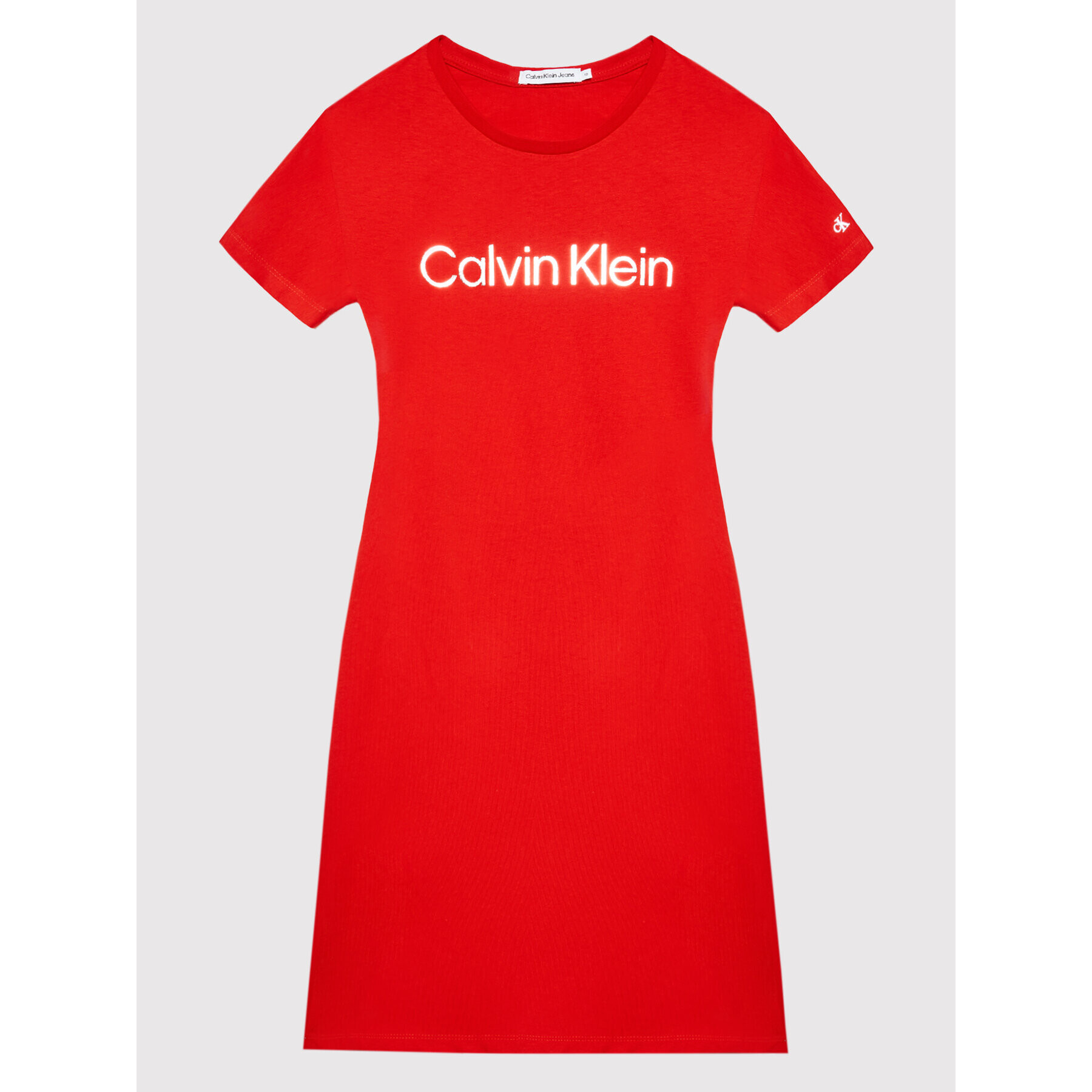 Calvin Klein Jeans Rochie de zi IG0IG01418 Roșu Regular Fit - Pled.ro