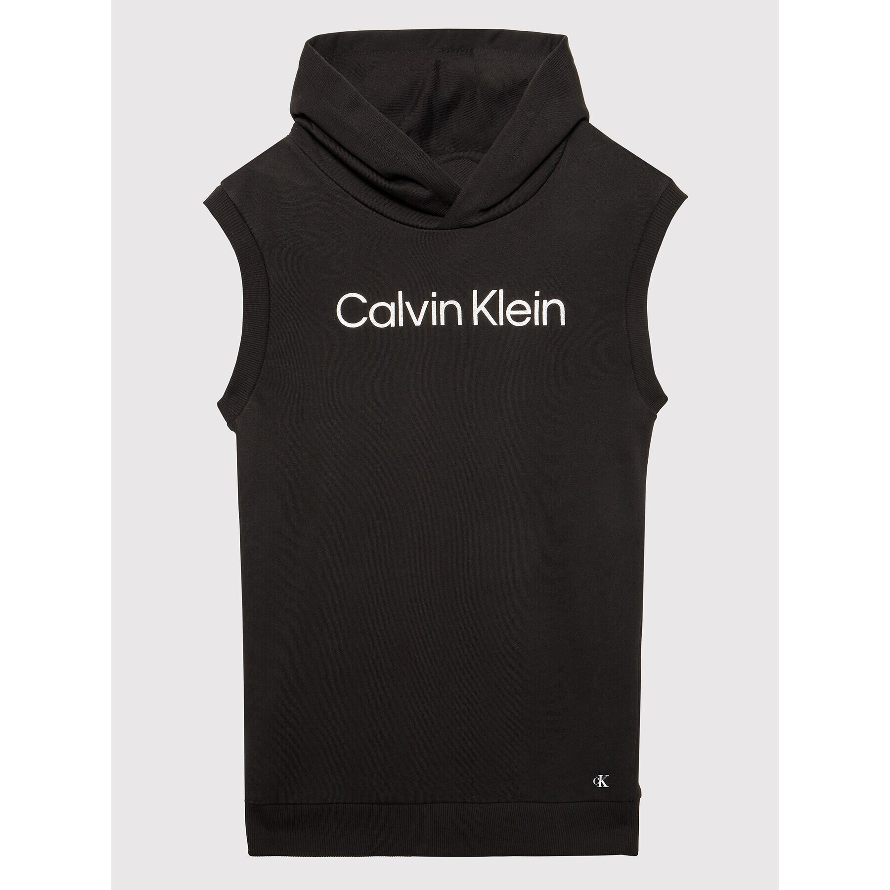 Calvin Klein Jeans Rochie de zi Institutional Logo IG0IG01421 Negru Relaxed Fit - Pled.ro