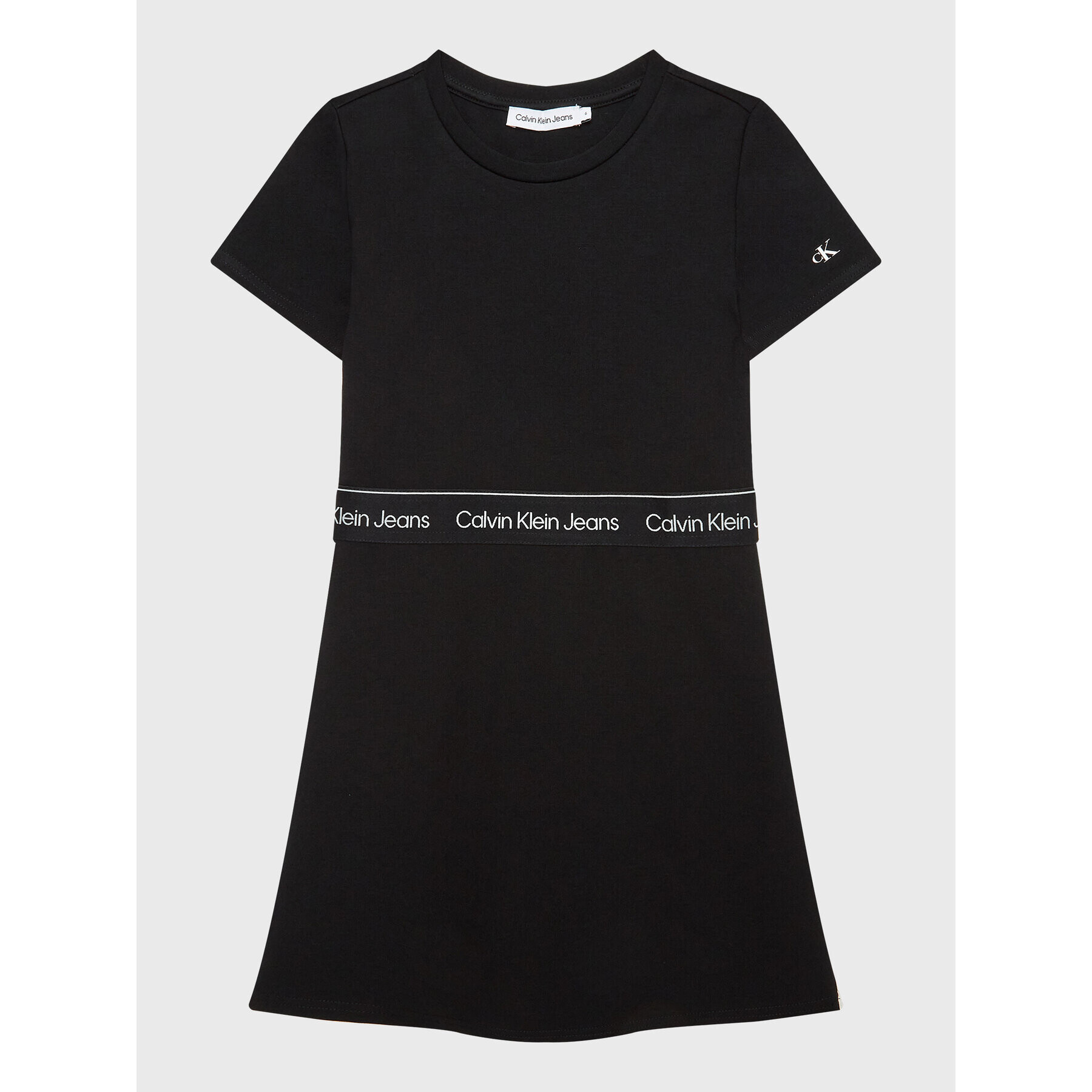 Calvin Klein Jeans Rochie de zi Logo IG0IG01828 Negru Regular Fit - Pled.ro