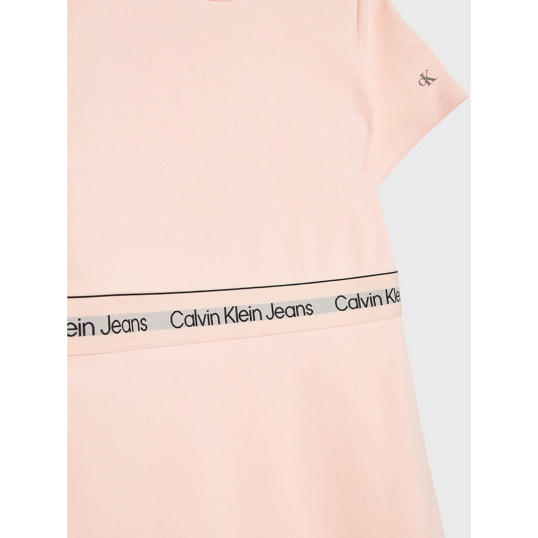 Calvin Klein Jeans Rochie de zi Logo IG0IG01828 Roz Slim Fit - Pled.ro