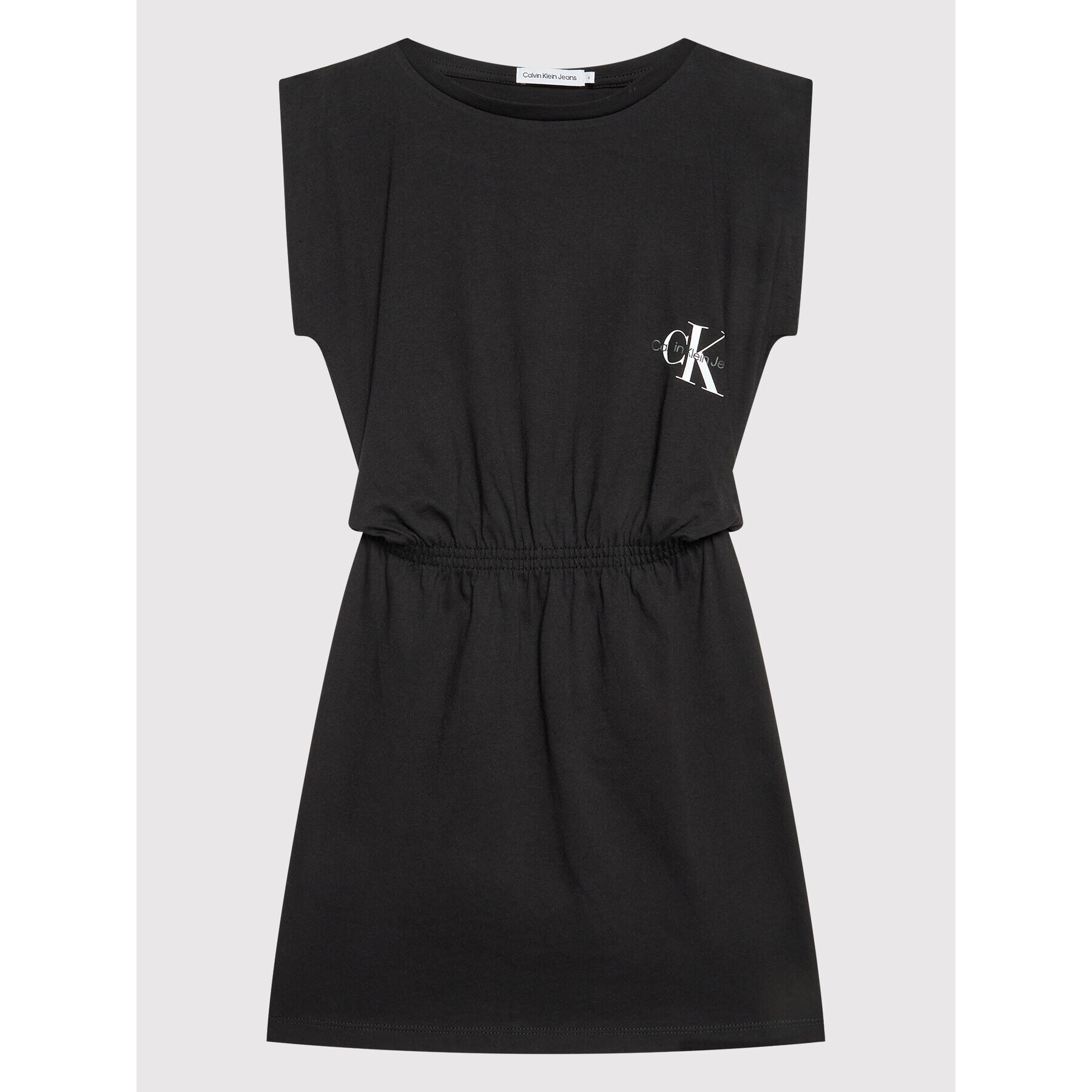 Calvin Klein Jeans Rochie de zi Monogram IG0IG01416 Negru Regular Fit - Pled.ro