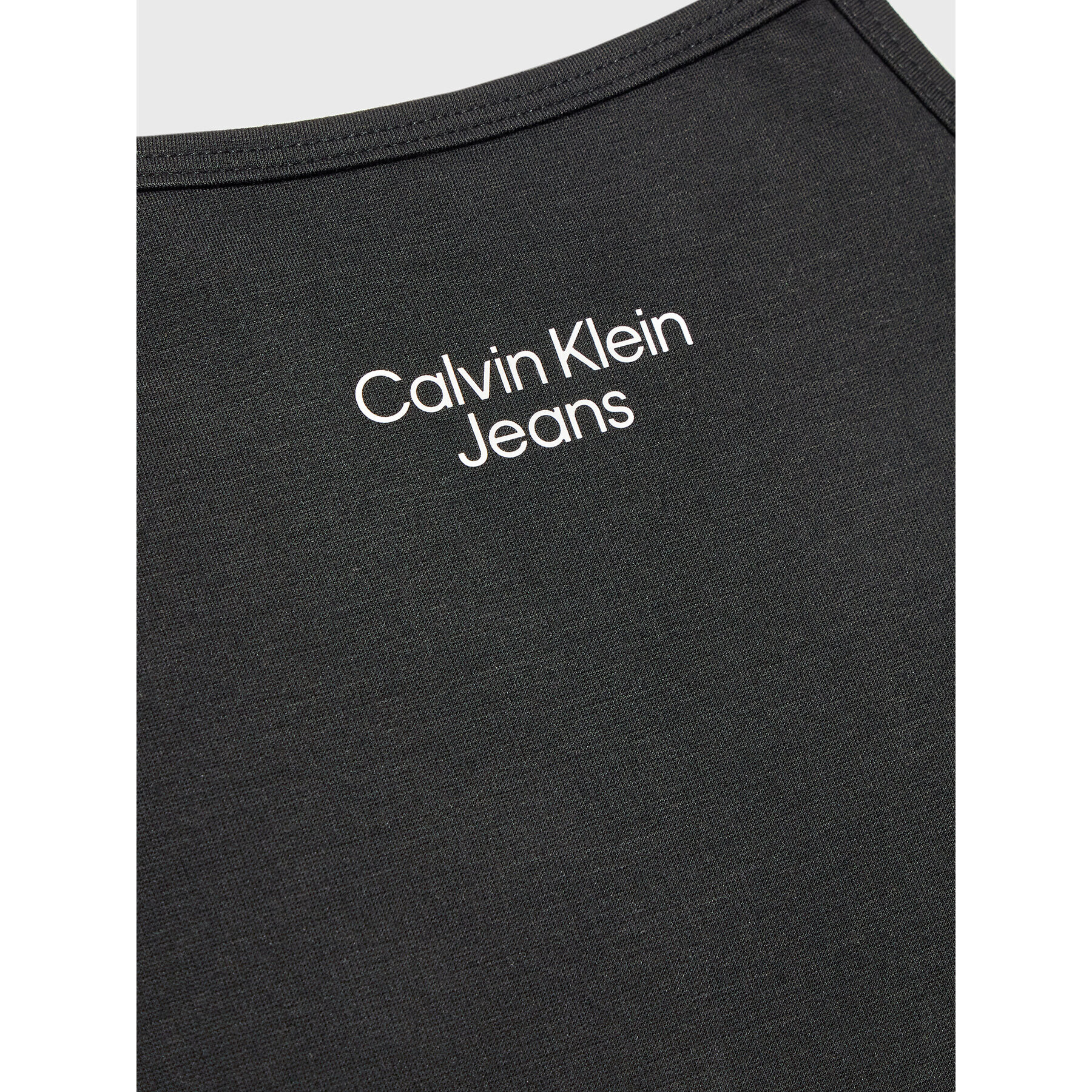 Calvin Klein Jeans Rochie de zi Stack Logo IG0IG01963 Negru Regular Fit - Pled.ro