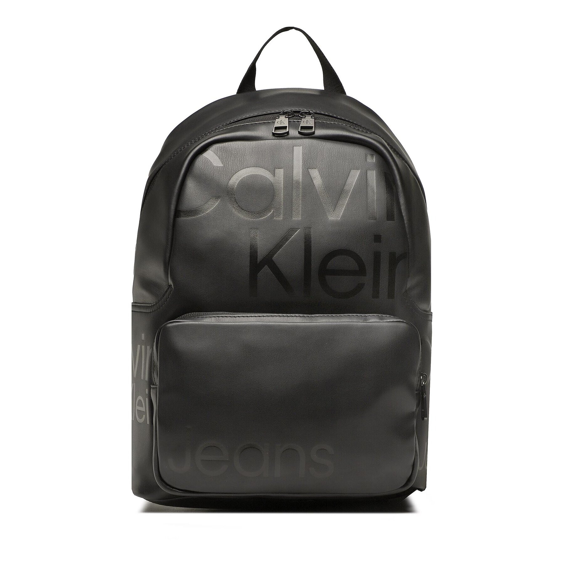 Calvin Klein Jeans Rucsac Monogram Soft Campus Bp40 Aop K50K509775 Negru - Pled.ro