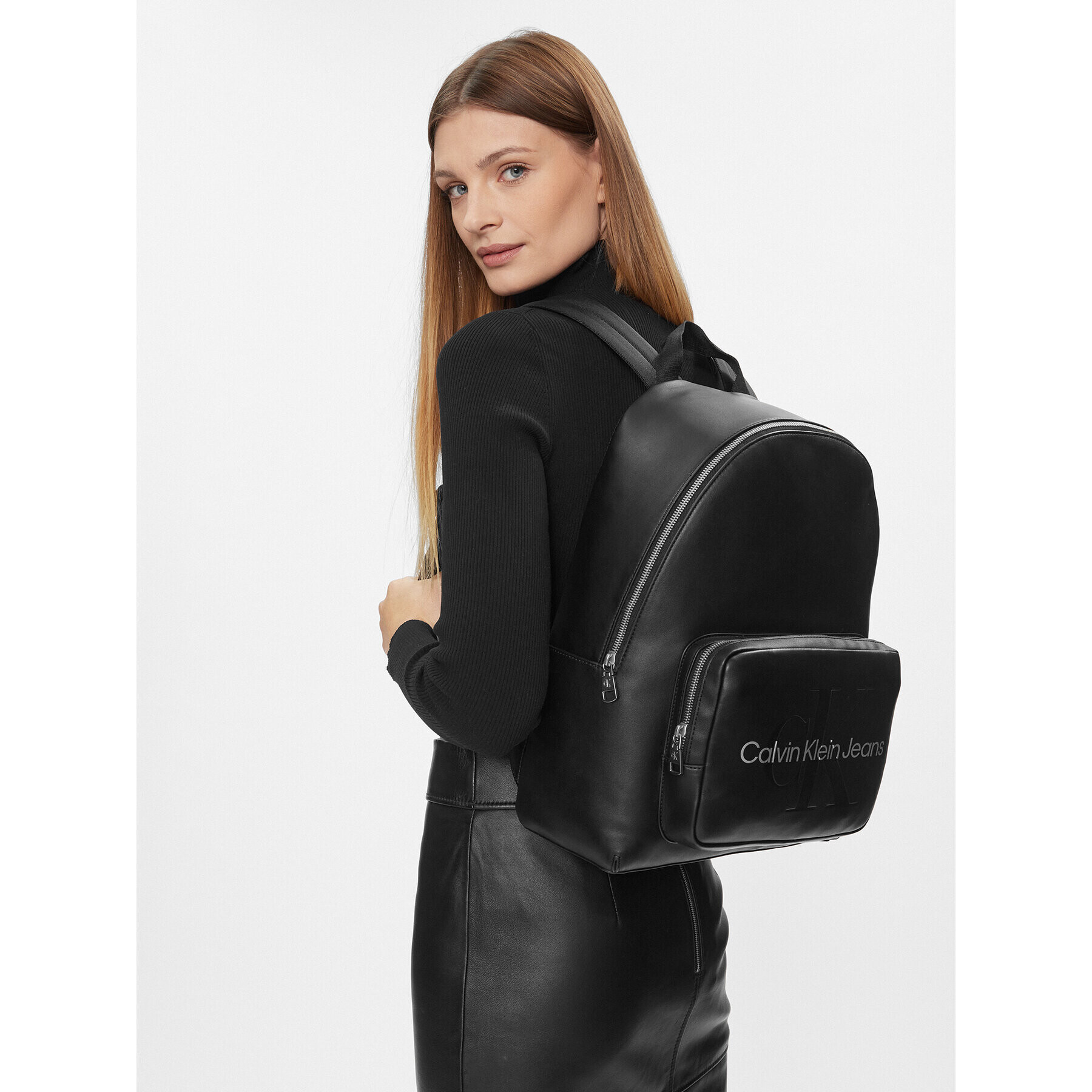 Calvin Klein Jeans Rucsac Sculpted Campus Bp40 Mono K60K611867 Negru - Pled.ro