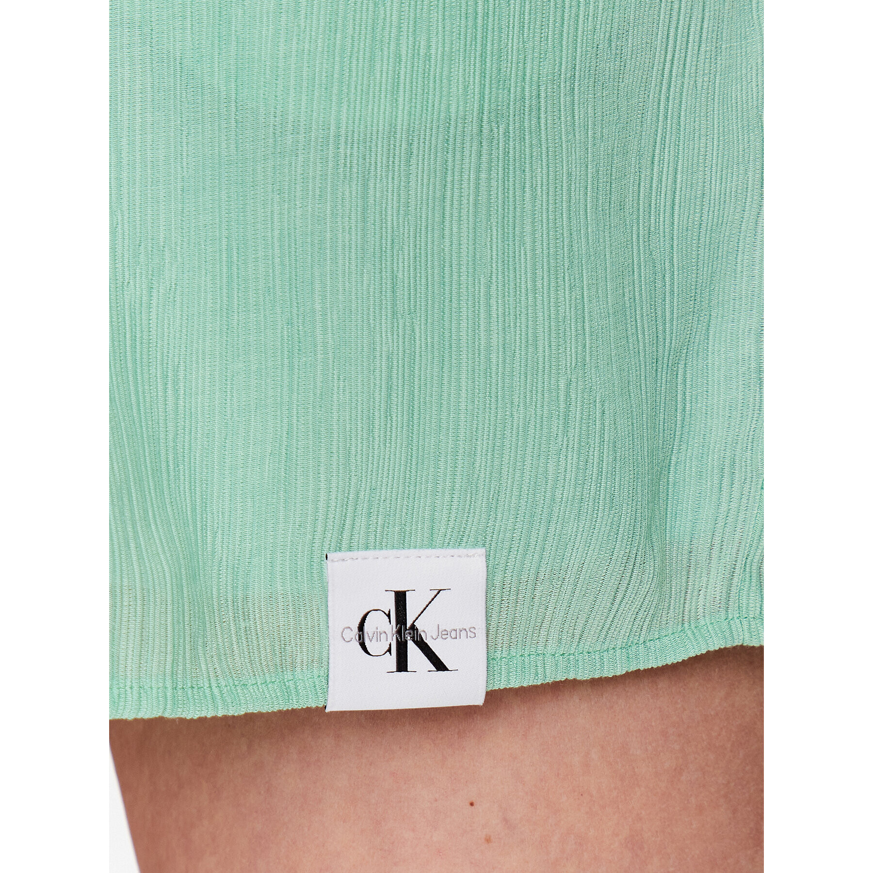 Calvin Klein Jeans Salopetă J20J221193 Verde Regular Fit - Pled.ro